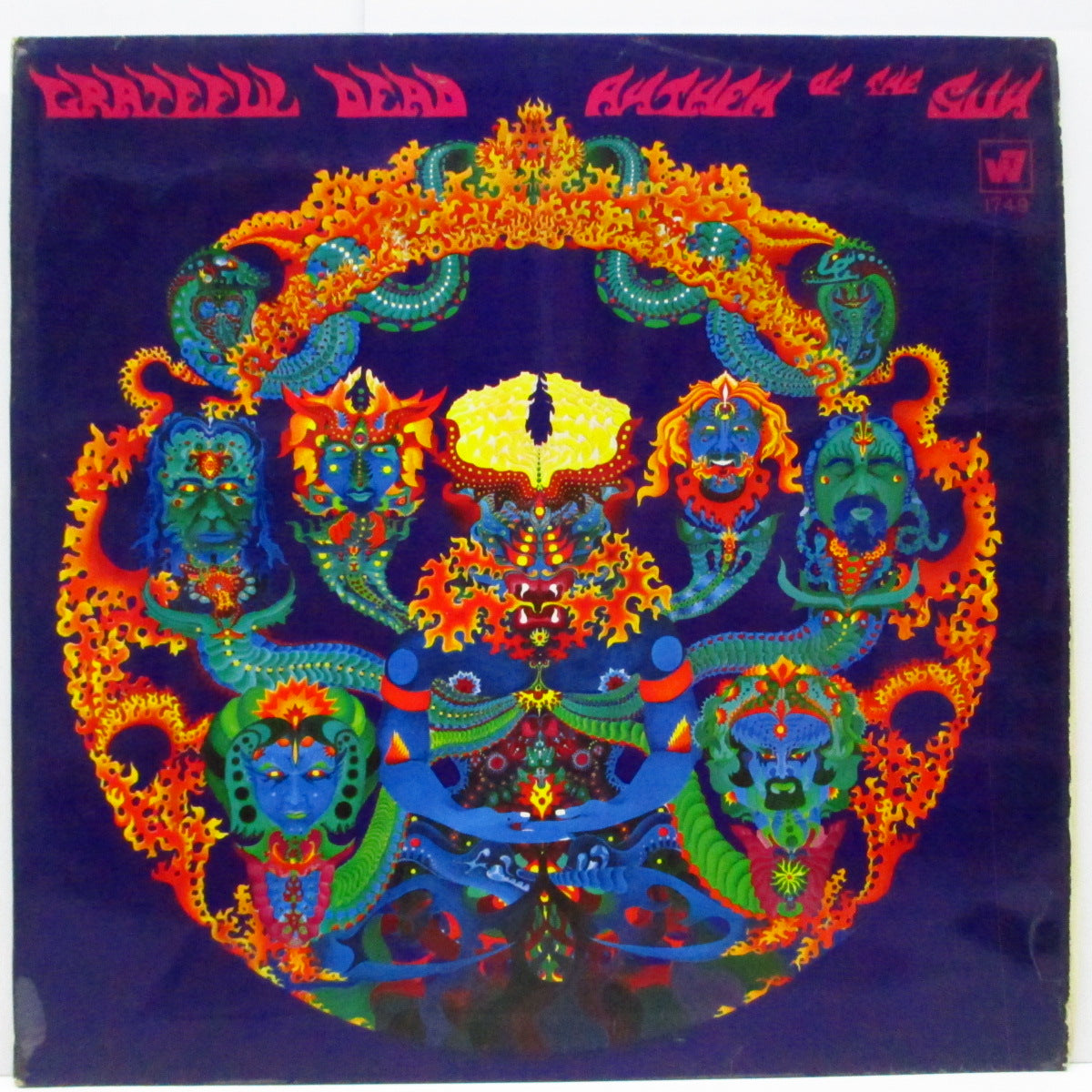 GRATEFUL DEAD (グレイトフル・デッド) - Anthem Of The Sun (UK 初回オリジナル「濃オレンジ」ラベ LP/表面コーティング3面折り返し「初回ミスプリント」ジャケ)