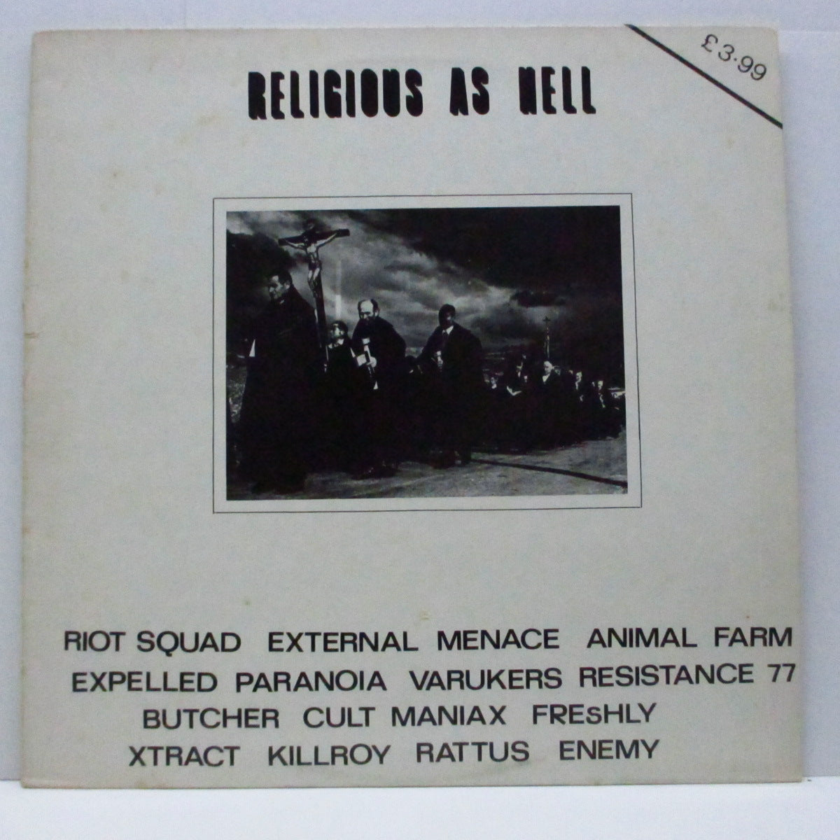 V.A. (80's UK-ユーロB級ハードコア・コンピ) - Religious As Hell (UK オリジナル LP)
