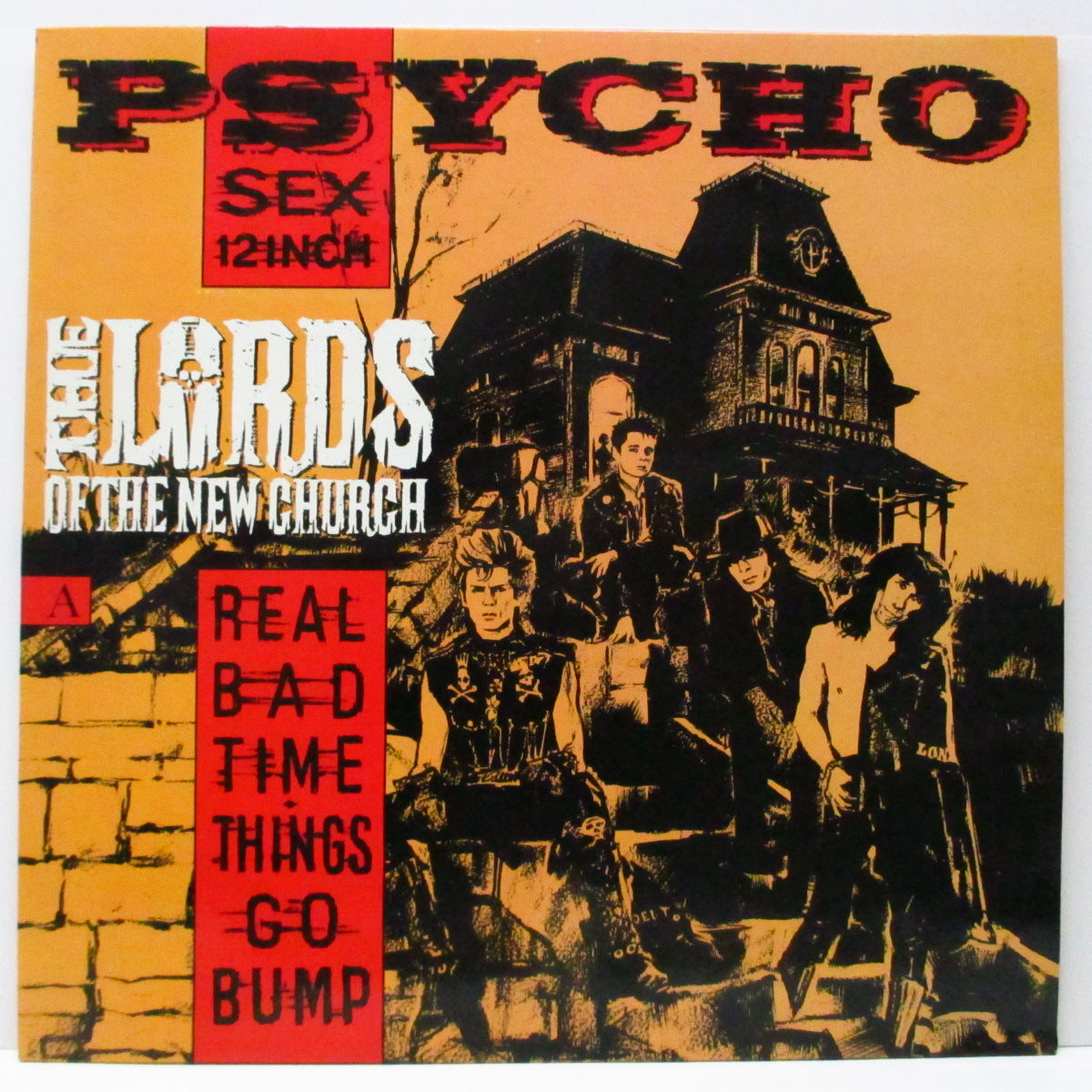 LORDS OF THE NEW CHURCH, THE (ローズ・オブ・ザ・ニュー・チャーチ) - Psycho Sex 12 Inch (France オリジナル 12")