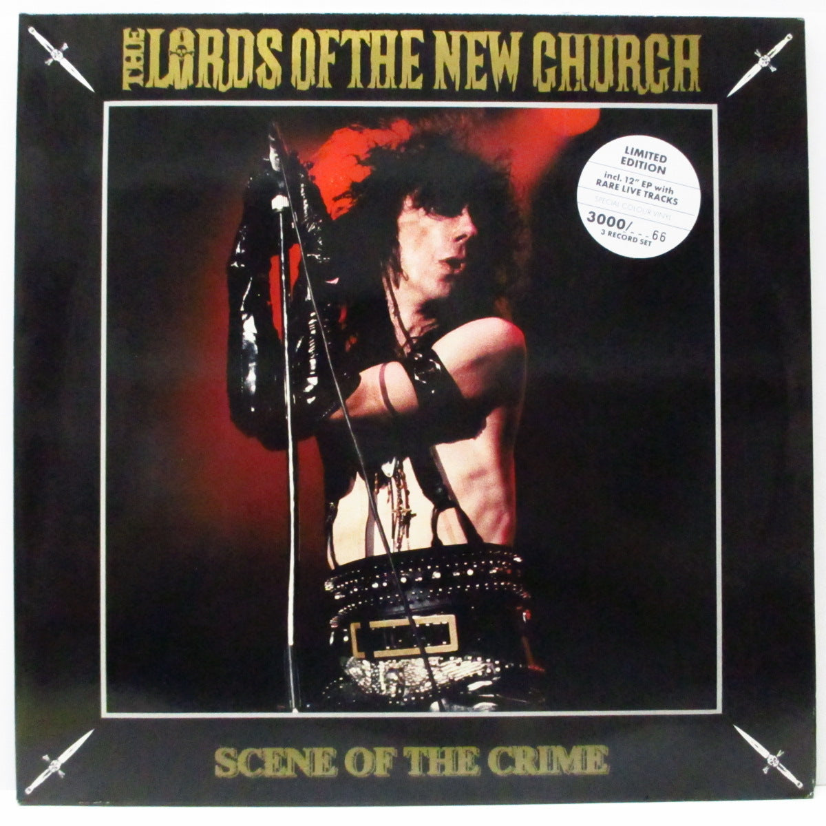 LORDS OF THE NEW CHURCH, THE (ローズ・オブ・ザ・ニュー・チャーチ) - Scene Of The Crime (German 3,000枚限定 「青&赤盤」2xLP+「透明盤」12"/ナンバリング入り見開ジャケ)