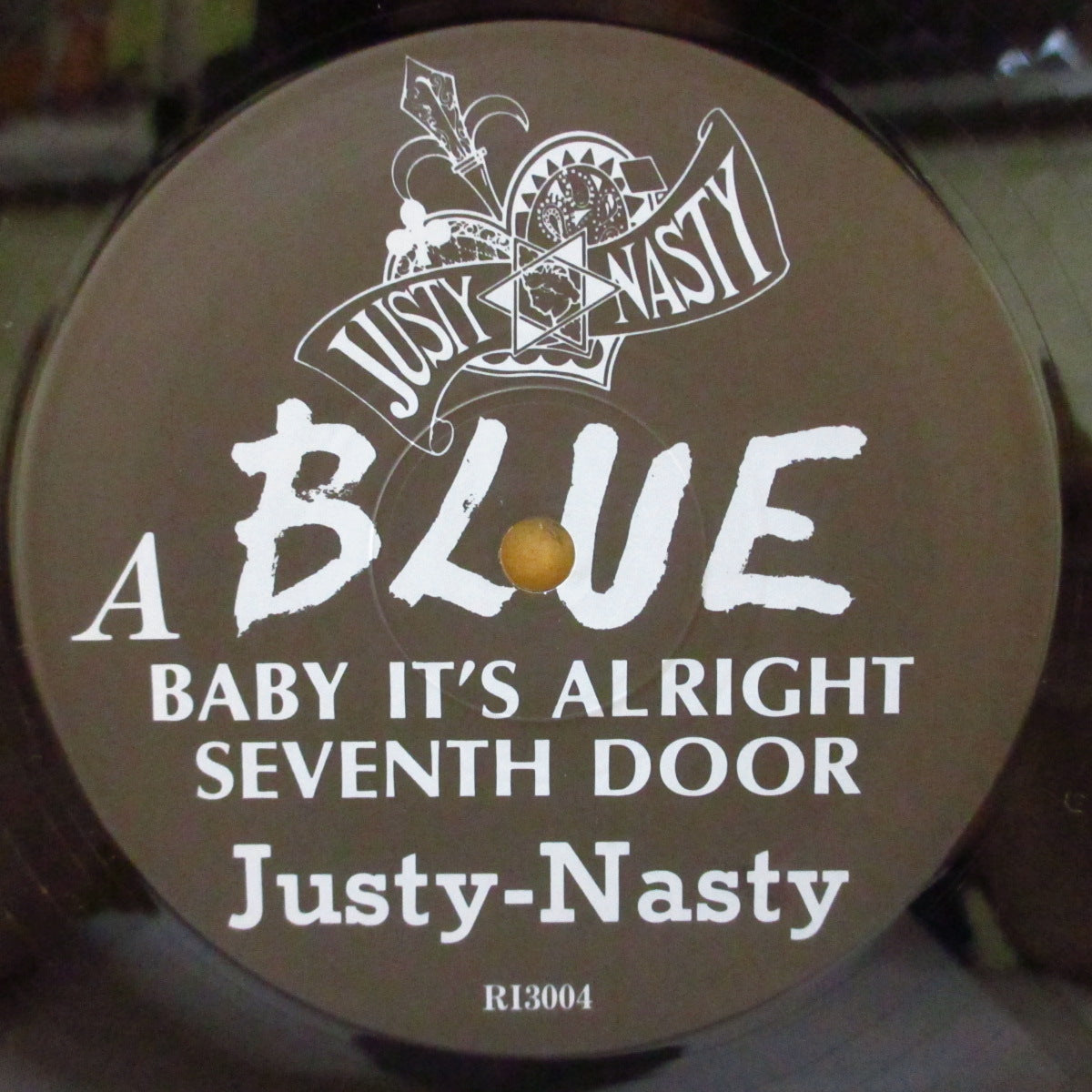 JUSTY-NASTY (ジャスティ・ナスティ) - Blue +2 (Japan '89 オリジナル3曲入り 12インチ+インサート)