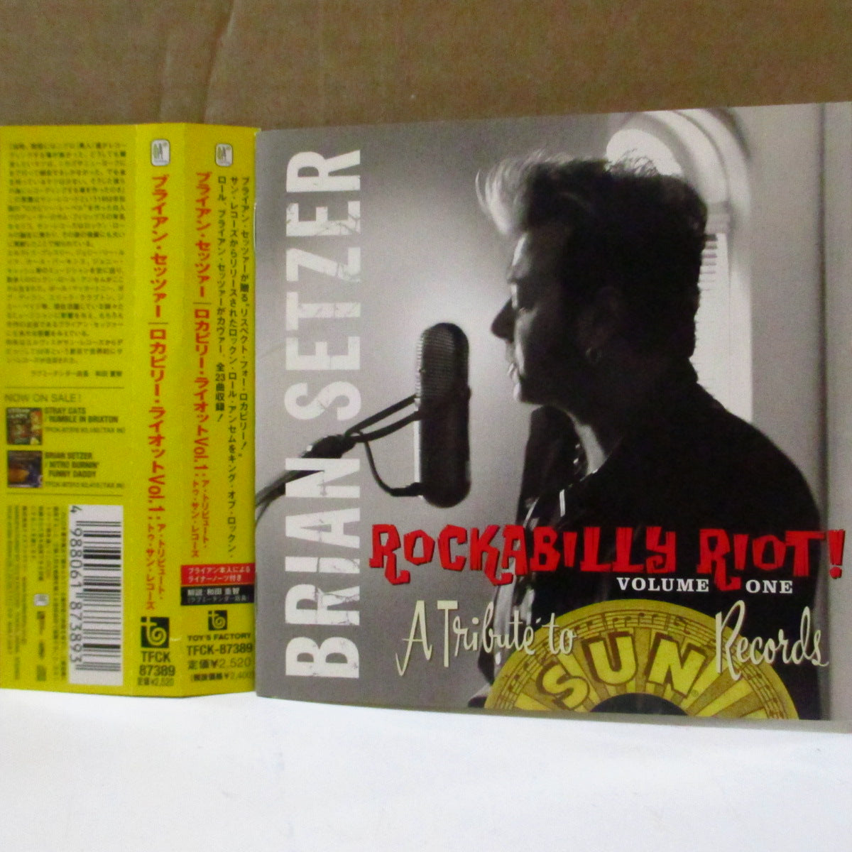 BRIAN SETZER (ブライアン・セッツァー) - Rockabilly Riot Vol.1 (Japan オリジナル CD+帯, インサート) '05年カバーアルバム