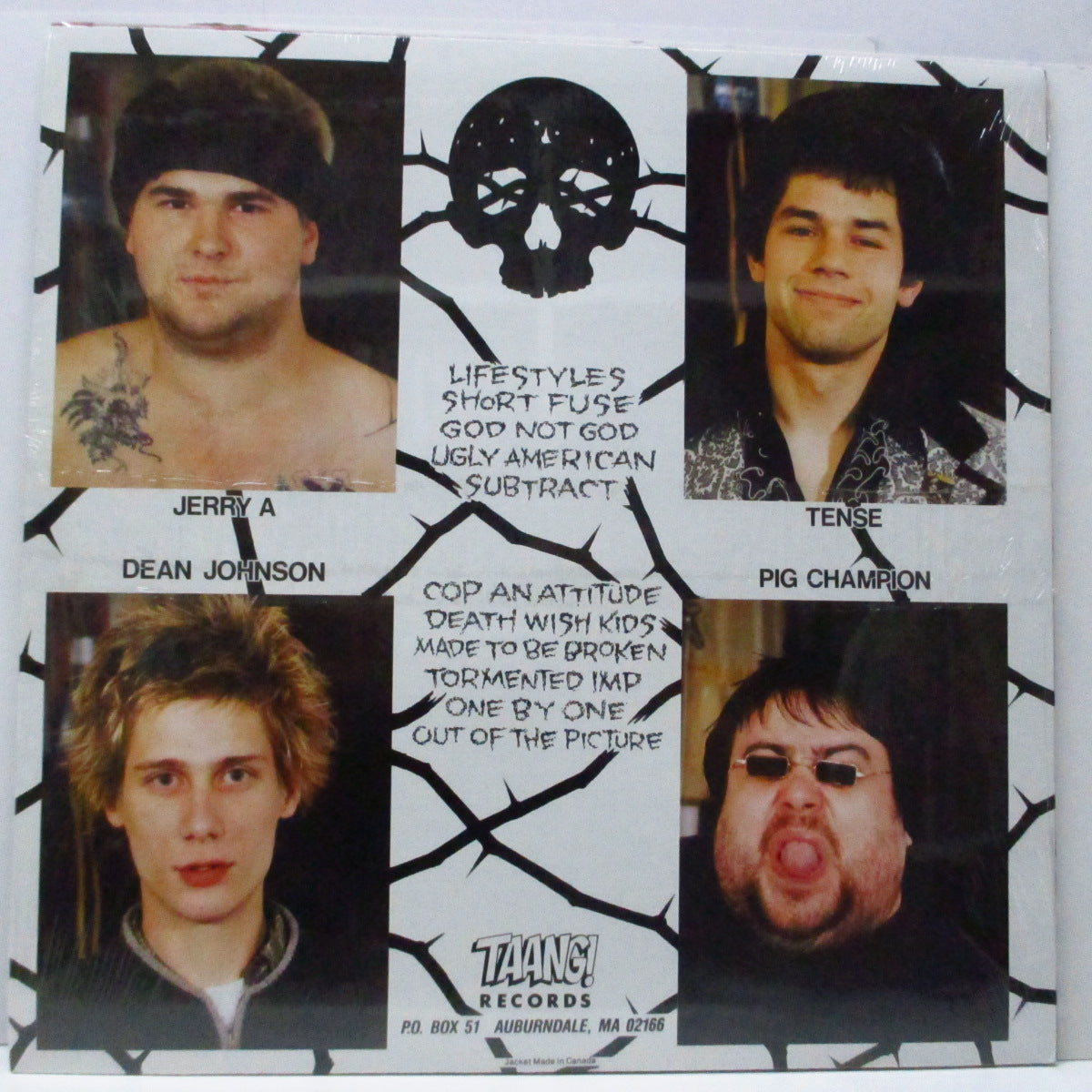 POISON IDEA (ポイズン・アイデア) - Kings Of Punk (US '91 限定再発「イエローヴァイナル」LP+ステッカー付きジャケ/Taang! 47)