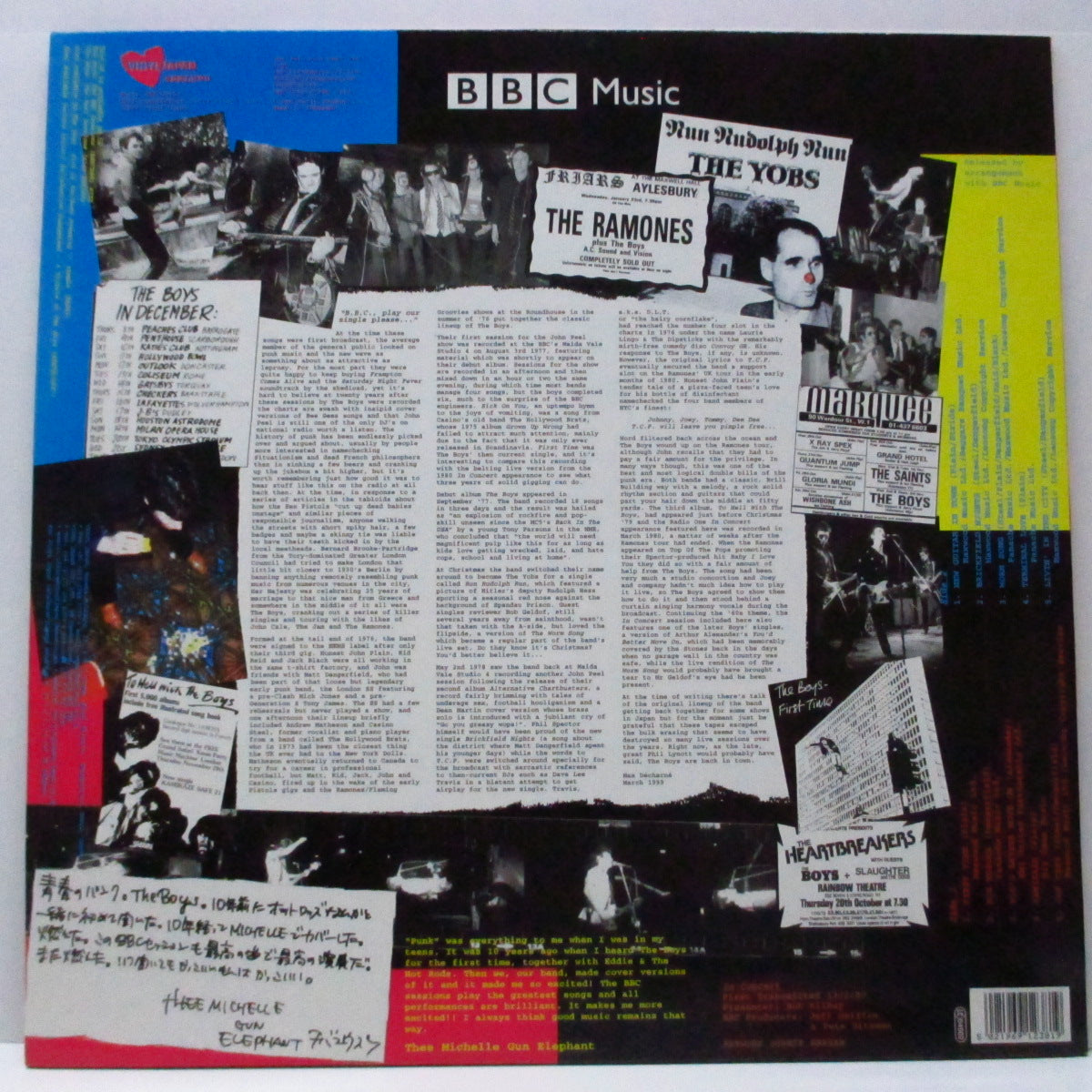 BOYS, THE (ザ・ボーイズ) - In Concert (UK 2,000枚限定 LP/ステッカー付きジャケ)
