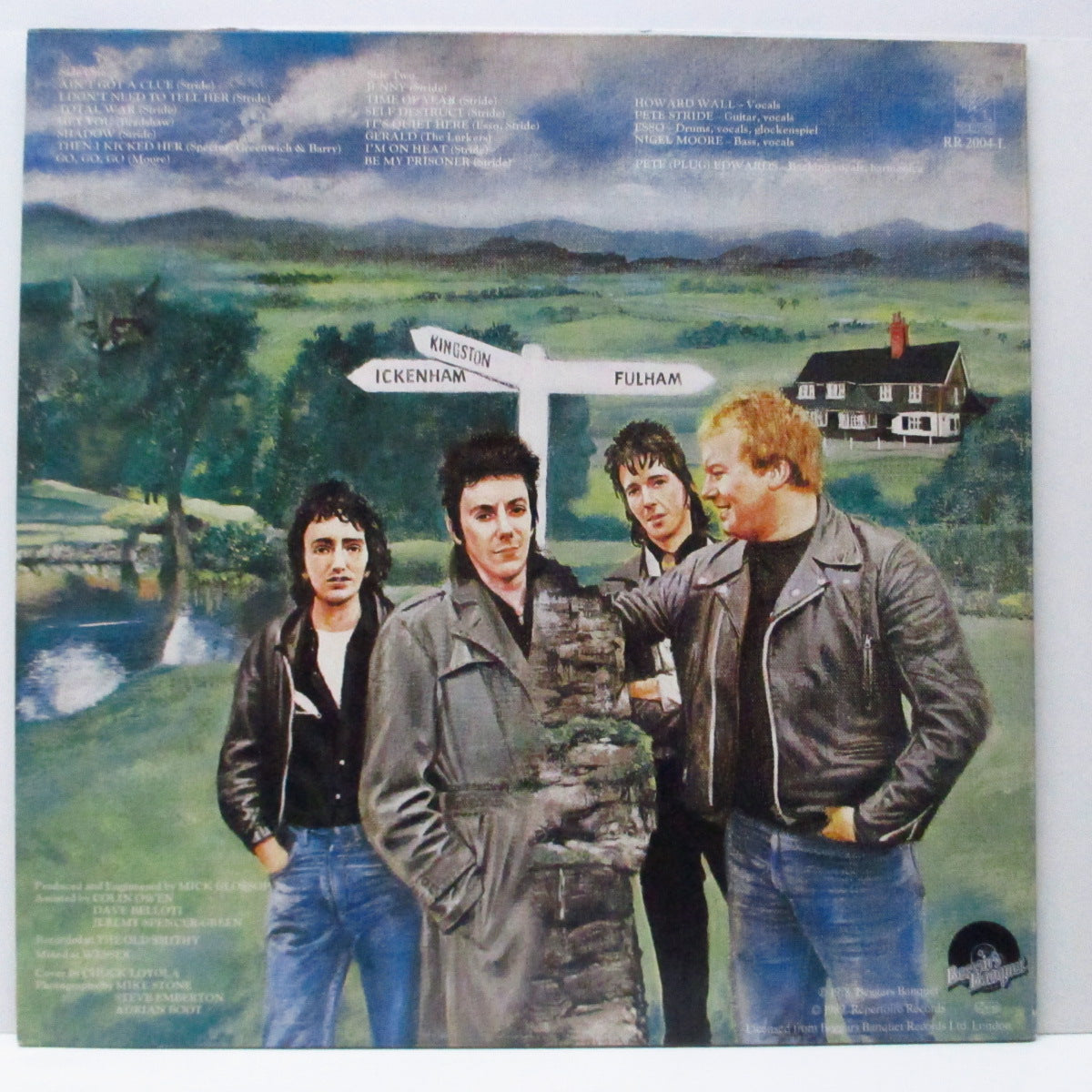 LURKERS, THE (ザ ・ラーカーズ) - Fulham Fallout (German '89 再発「黒盤」LP/RR 2004-L) '78年ファースト!