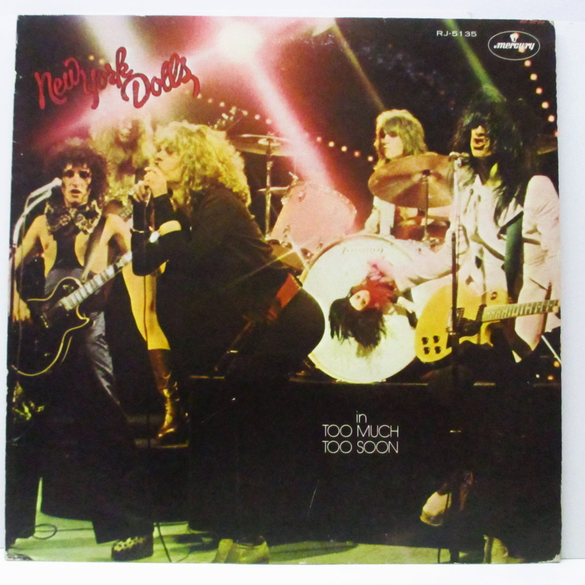 NEW YORK DOLLS (ニュー・ヨーク・ドールズ) - 悪徳のジャングル - In Too Much Too Soon (Japan オリジナル LP/帯欠)