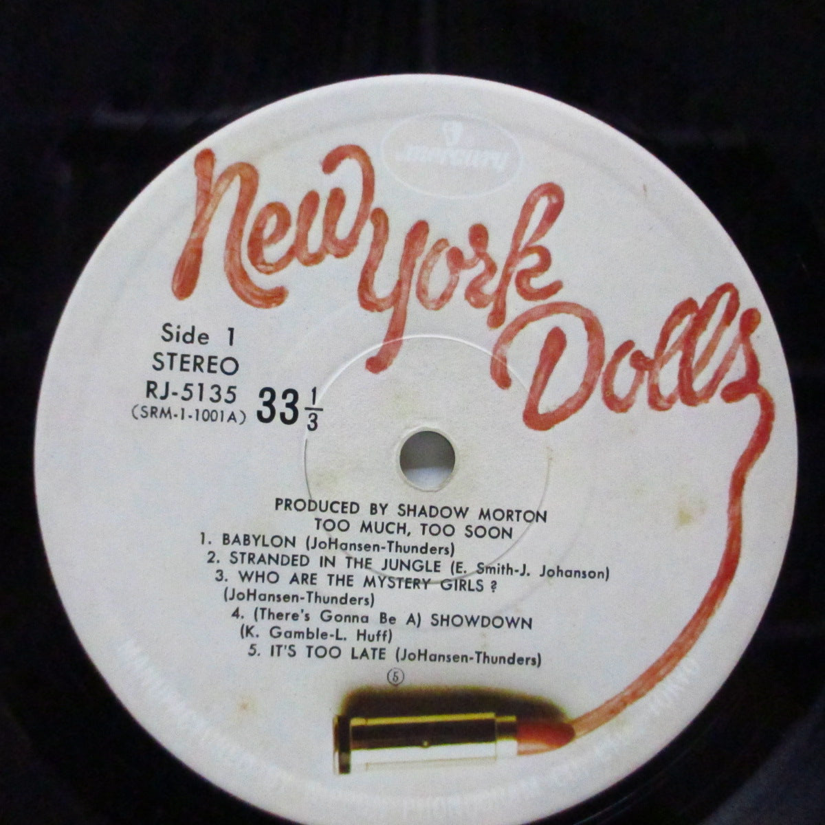 NEW YORK DOLLS (ニュー・ヨーク・ドールズ) - 悪徳のジャングル - In Too Much Too Soon (Japan オリジナル LP/帯欠)
