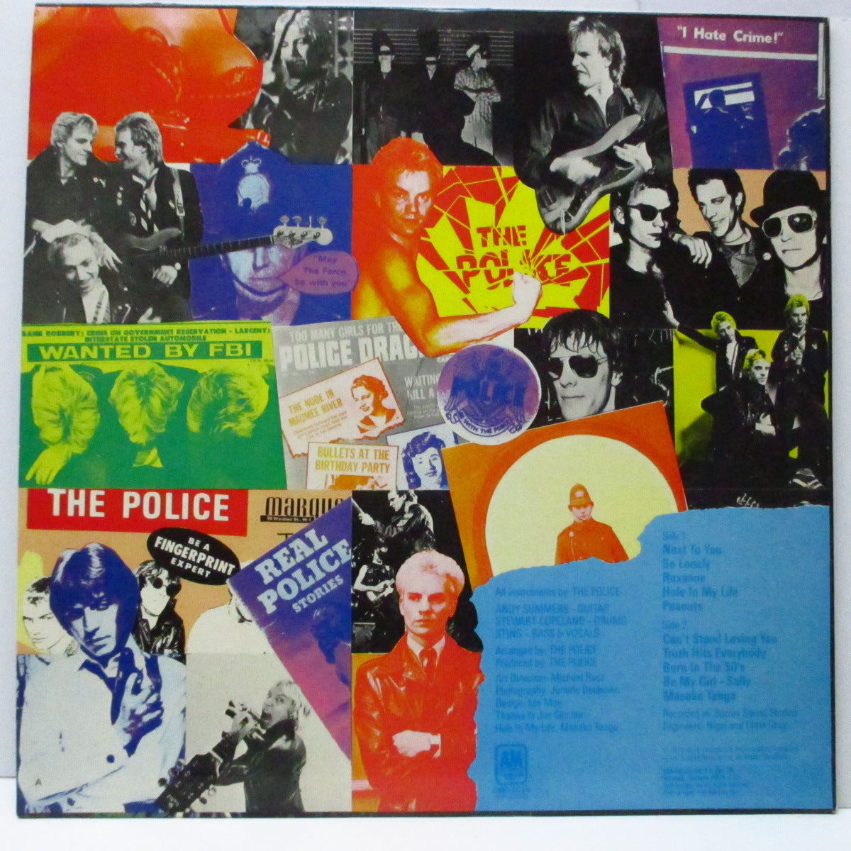 POLICE, THE (ザ ・ポリス) - Outlandos D'amour (Japan オリジナル LP/「青ロゴ」ジャケ)帯欠!