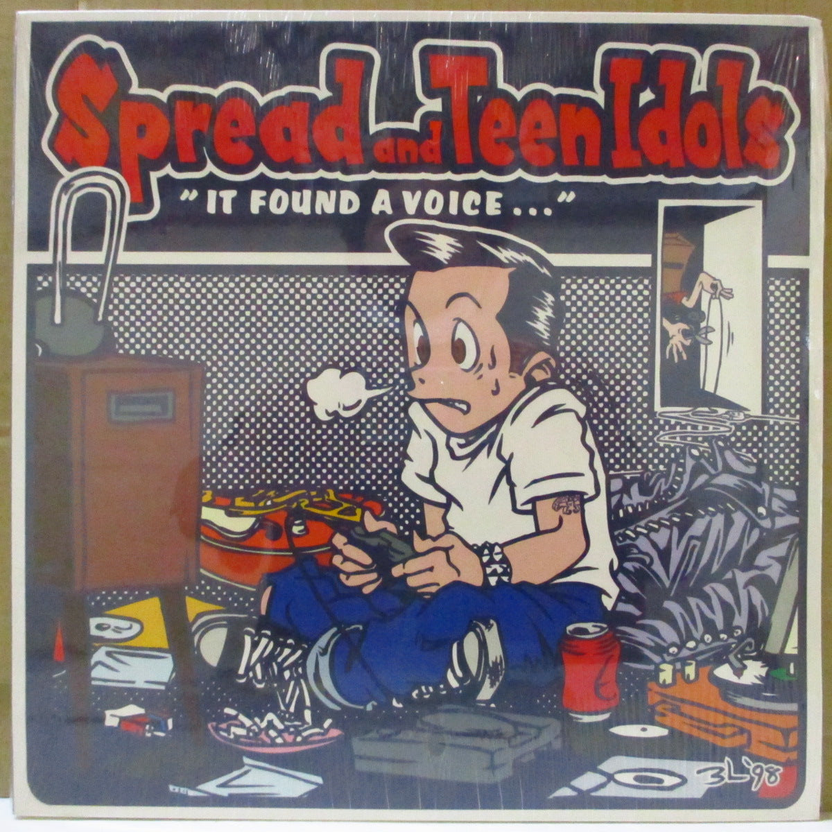 SPREAD / TEEN IDOLS (スプレッド / ティーン・アイドルズ) - It Found A Voice... (Japan 限定8曲入り 10インチ+インサート/NEW) '99年スプリットEP