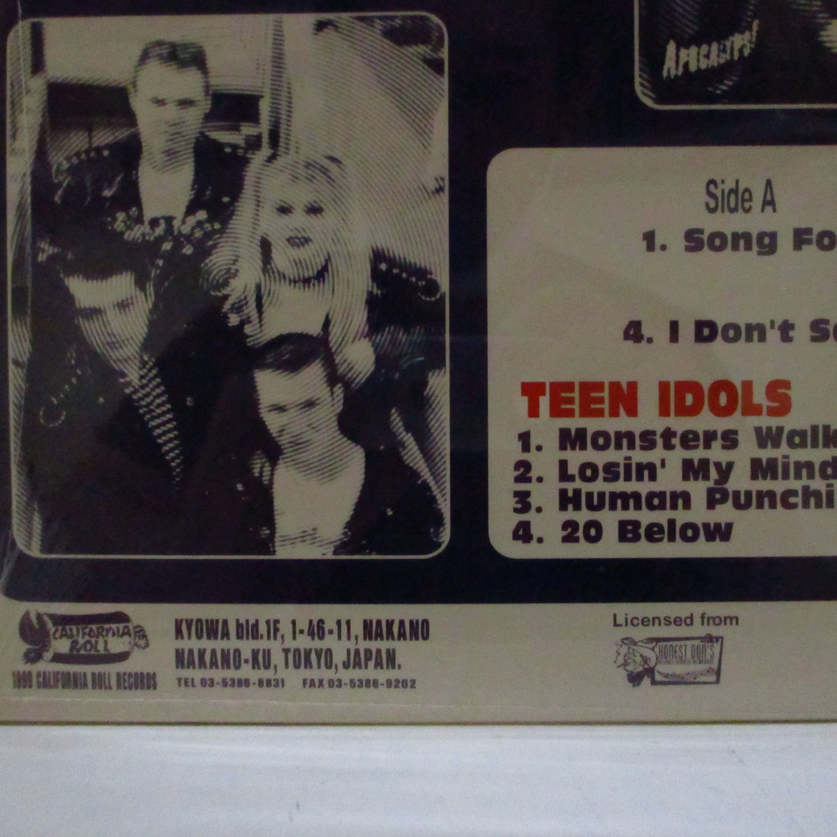 SPREAD / TEEN IDOLS (スプレッド / ティーン・アイドルズ) - It Found A Voice... (Japan 限定8曲入り 10インチ+インサート/NEW) '99年スプリットEP