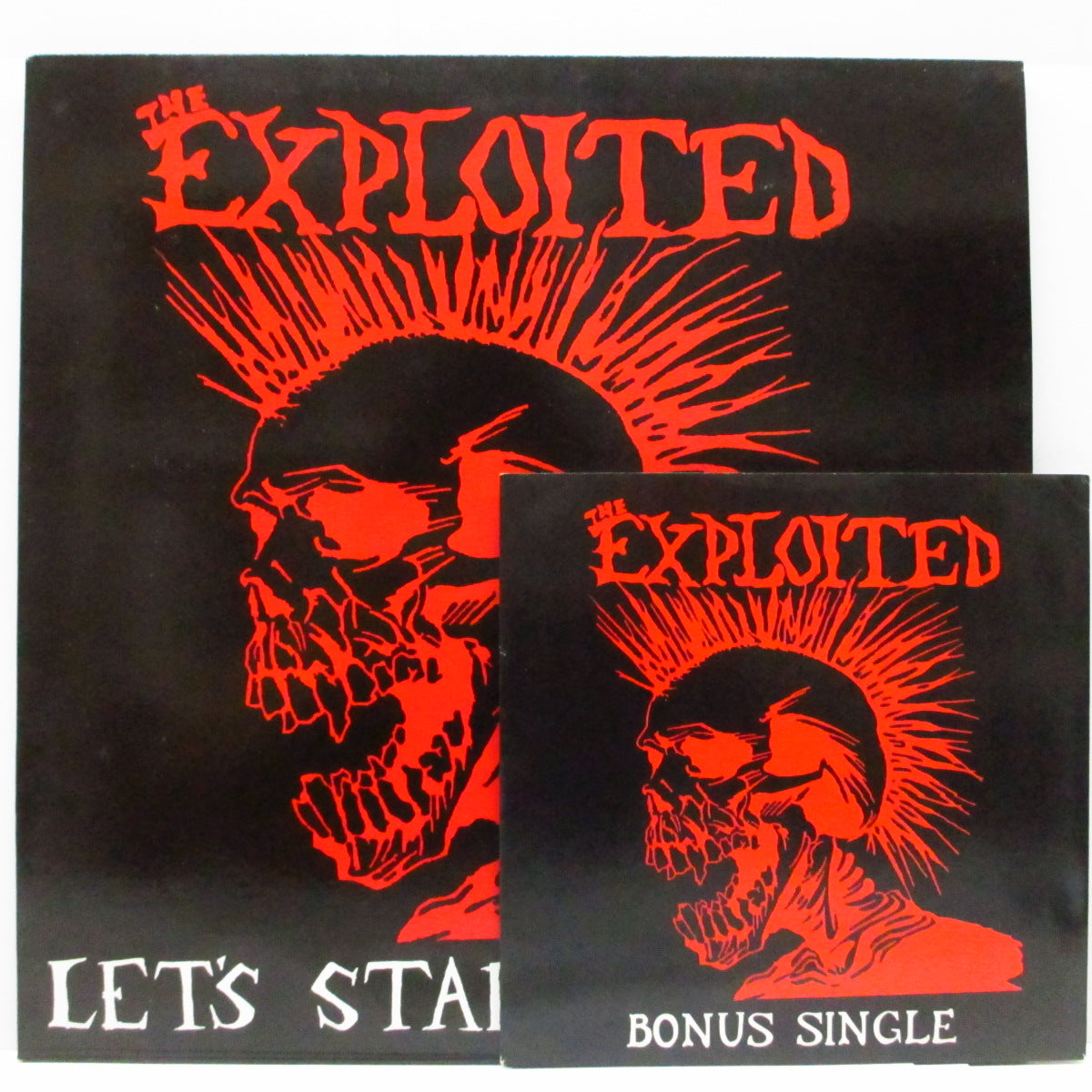 EXPLOITED, THE (ジ・エクスプロイテッド) - Let's Start A War...(UK '96 再発 LP+ボーナス 7"/Dojo LP 183)