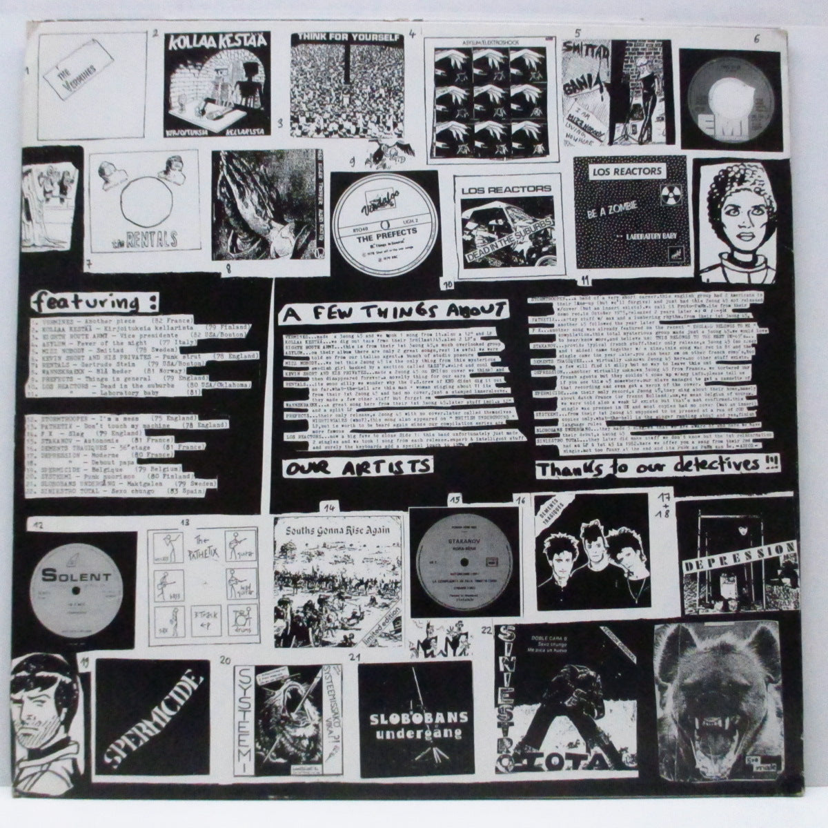 V.A. ('75-'83年各国レアパンク・コンピ) - Killed By Death #100 (EU 初回500枚限定 LP)