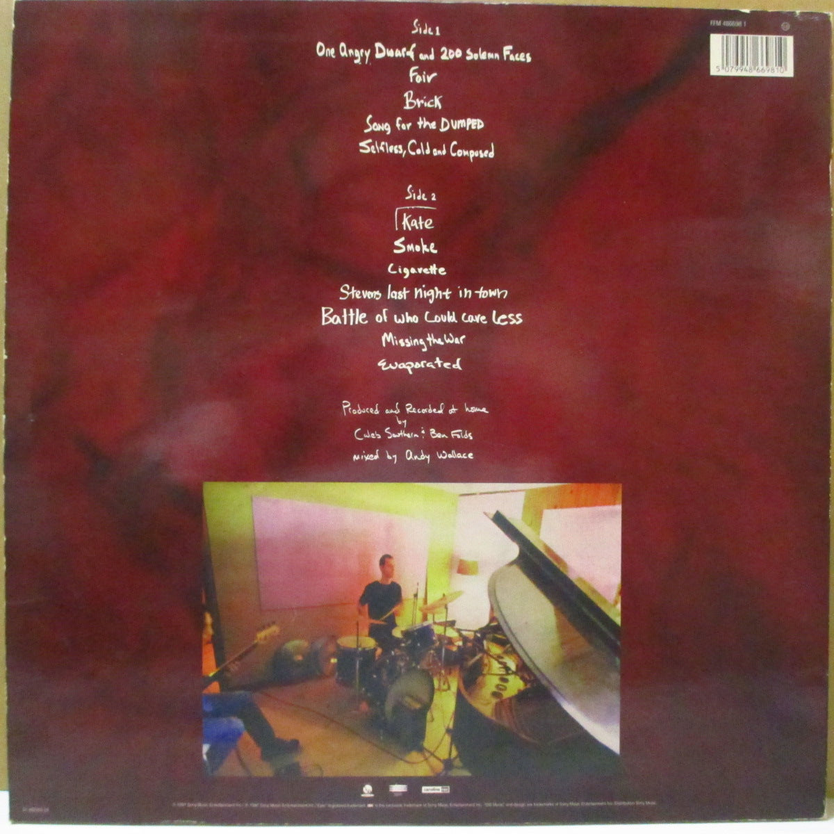 BEN FOLDS FIVE (ベン・フォールズ・ファイヴ) - Whatever And Ever Amen (EU オリジナル LP+ソフト紙インナー/レアステッカー付き光沢ジャケ) '97年2ndアルバム