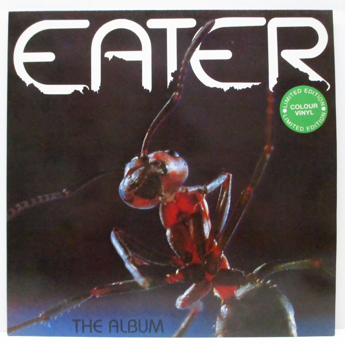 EATER (イーター) - The Album (UK '93 限定再発「グリーンヴァイナル」LP/ステッカー付ジャケ)'77年ファースト!