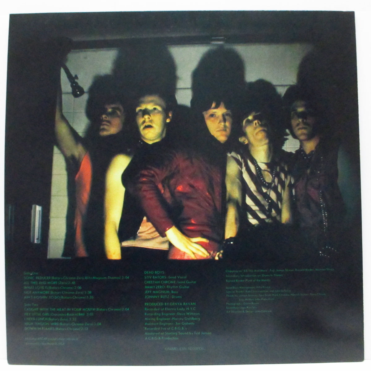 DEAD BOYS (デッド・ボーイズ) - Young Loud And Snotty ( Japan '87 再発 LP/LSD-4009 ) 帯欠