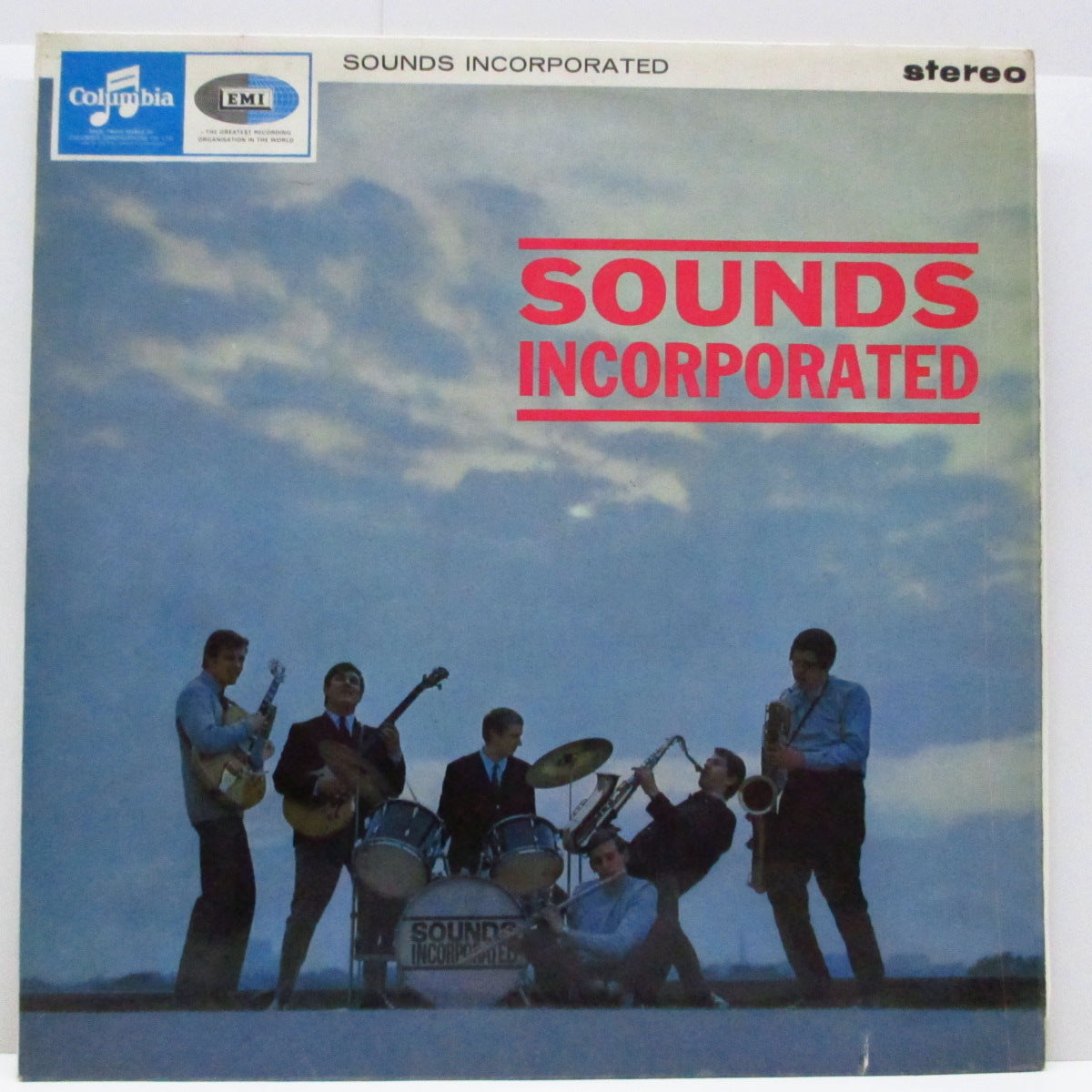 SOUNDS INCORPORATED (サウンズ・インコーポレイテッド) - Sounds Incorporated (UK オリジナル「ステレオ」LP/表面コーティング3面折り返有りジャケ)