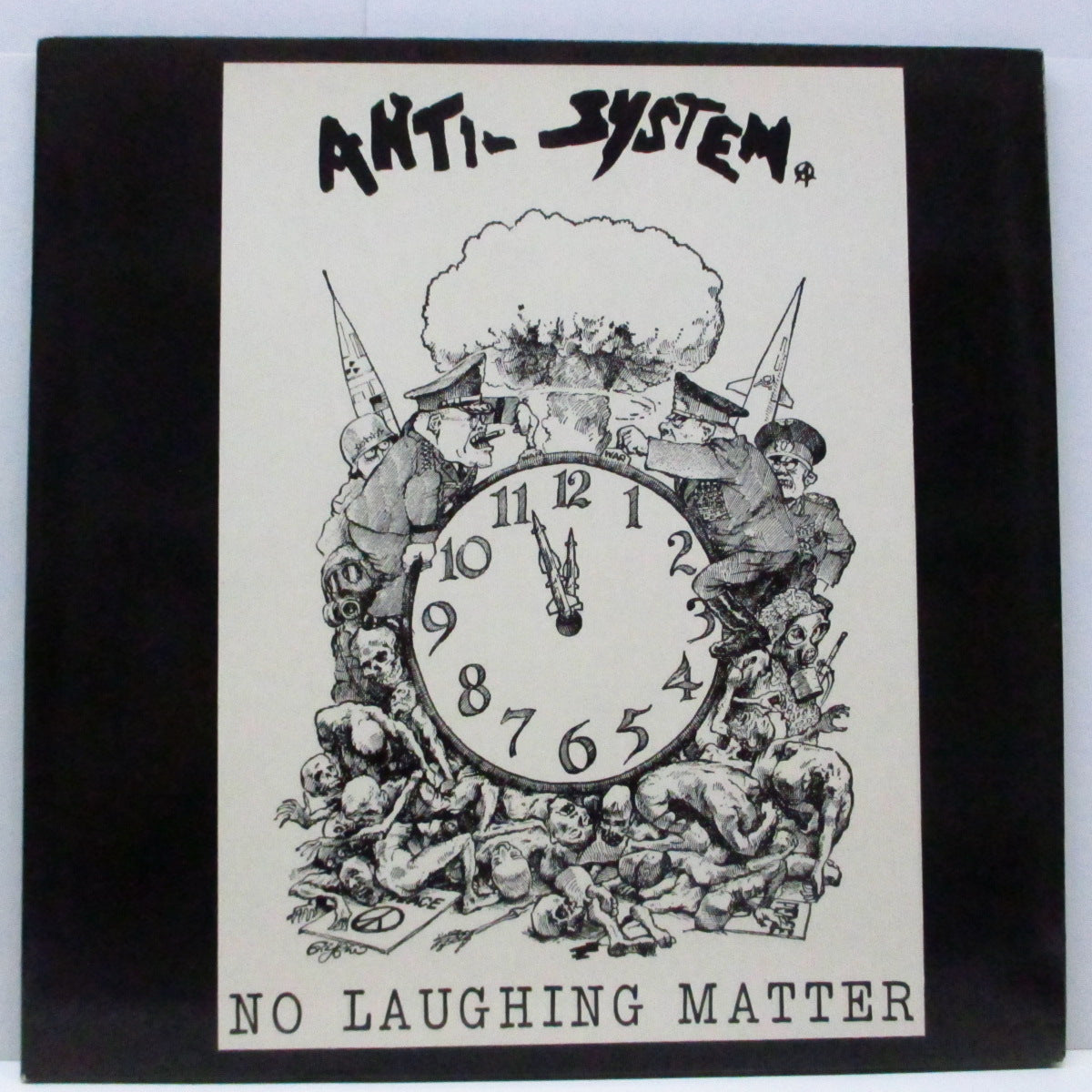 ANTI-SYSTEM (アンチ・システム) - No Laughing Matter (UK オリジナル LP+見開きジャケ/ブックレット欠) '85年ファースト!
