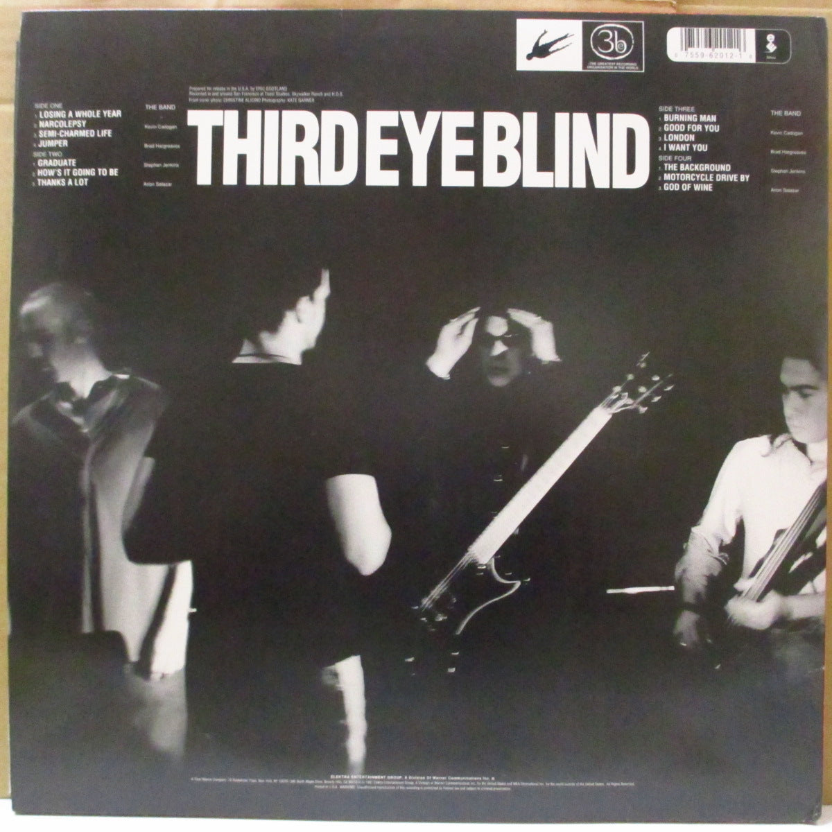 THIRD EYE BLIND (サード・アイ・ブラインド) - S.T. <1st Album> (US オリジナル「黒盤」2xLP+インサート) '97年1stアルバム