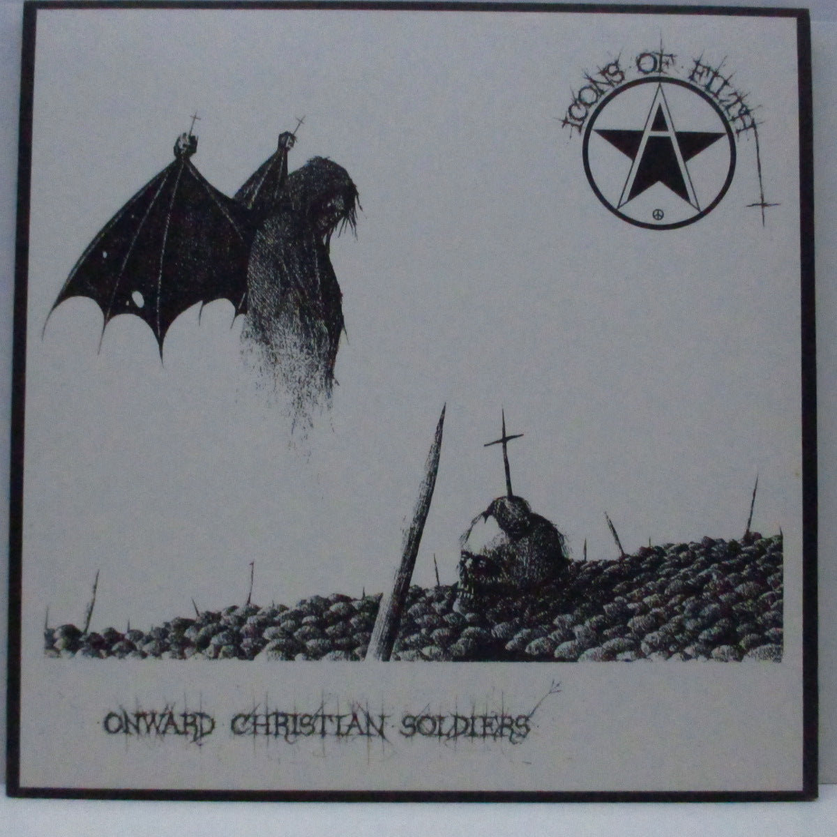 ICONS OF FILTH (アイコンズ・オブ・フィルス) - Onward Christian Soldiers (Italy' 02 再発 LP/見開きジャケ) '84年ファースト!