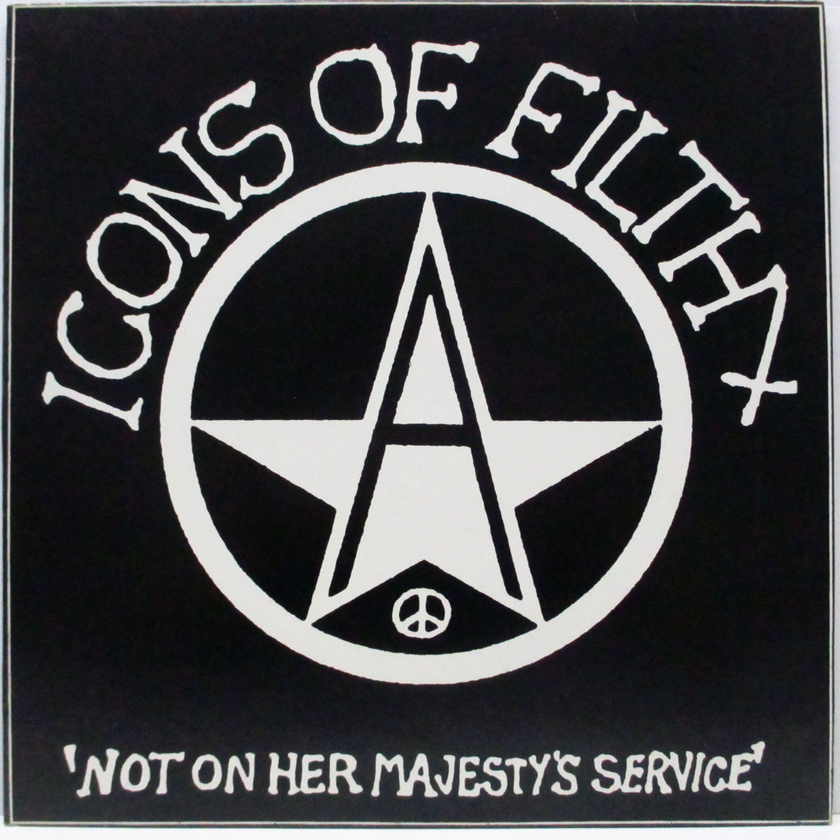 ICONS OF FILTH / FIEND, THE (アイコンズ・オブ・フィルス / ザ ・フィーンド) - Not On Her Majesty's Service / Stand Alone (EU 限定スプリット LP)