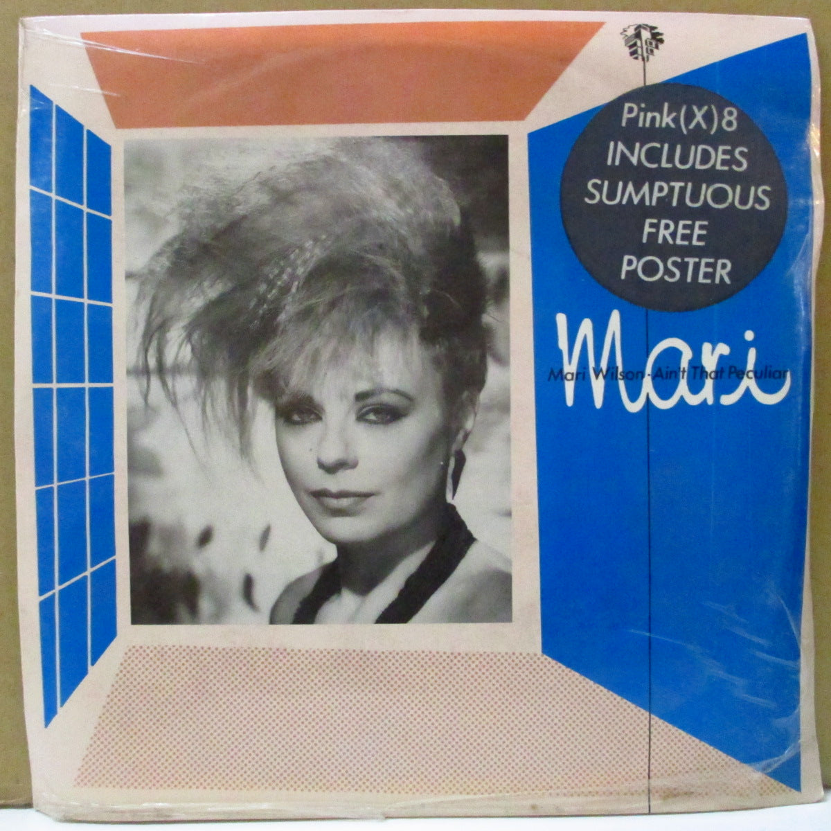 MARI WILSON (マリ・ウィルスン) - Ain't That Peculiar (UK 限定 7インチ+ポスター/ステッカー付きブルー光沢固紙ジャケ) 廃盤New 未開封!