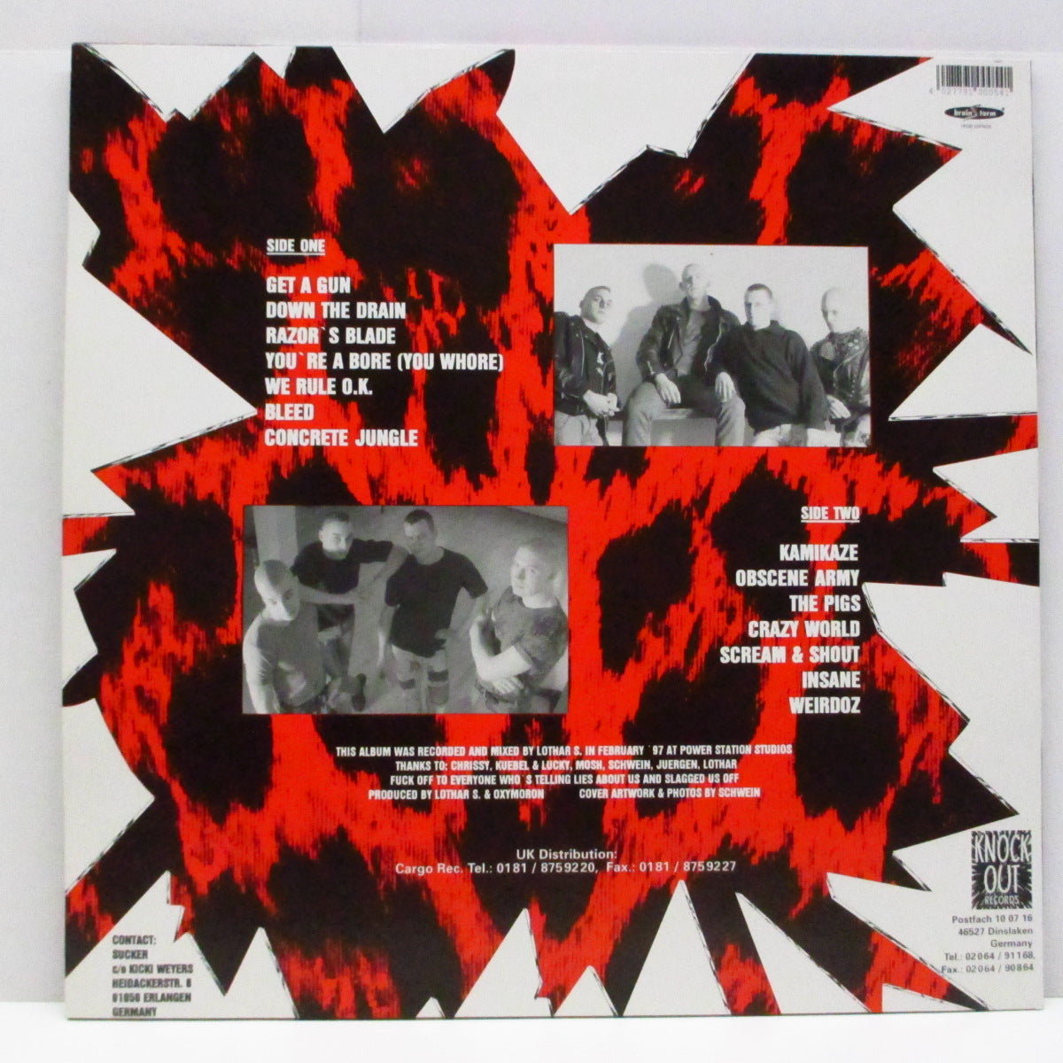OXYMORON (オクシモロン) - The Pack Is Back (German オリジナル「ブラックヴァイナル」LP+インサート)'97年セカンド!