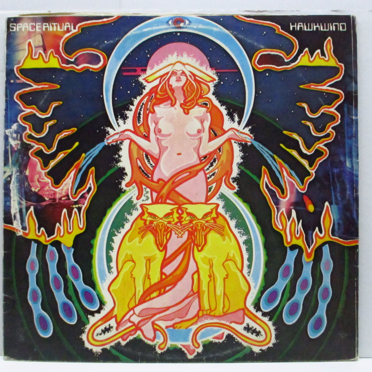 HAWKWIND (ホークウィンド) - Space Ritual (UK オリジナル 2xLP+インナー/6面折畳ジャケ)