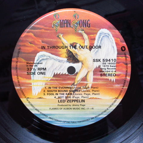 LED ZEPPELIN (レッド・ツェッペリン) - In Through The Out Door (UK Orig.+白黒 Inner/A Sleeve+Outer)