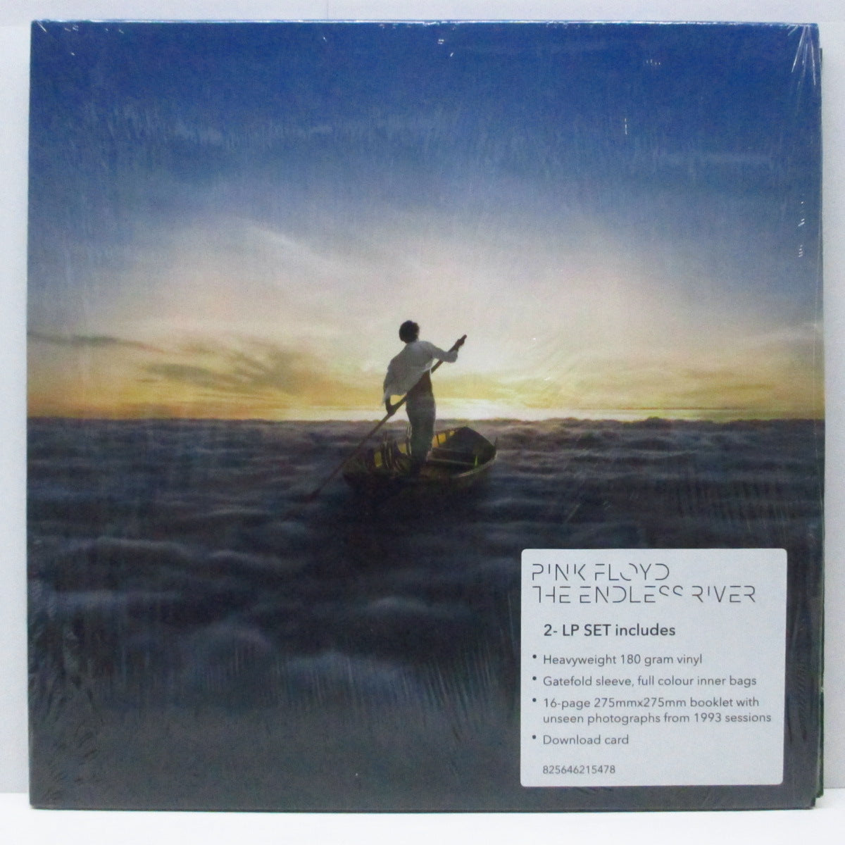 PINK FLOYD (ピンク・フロイド) - The Endless River (EU オリジナル 180g 2xLP+ブックレット、インナー、DLカード/ステッカー付見開ジャケ)