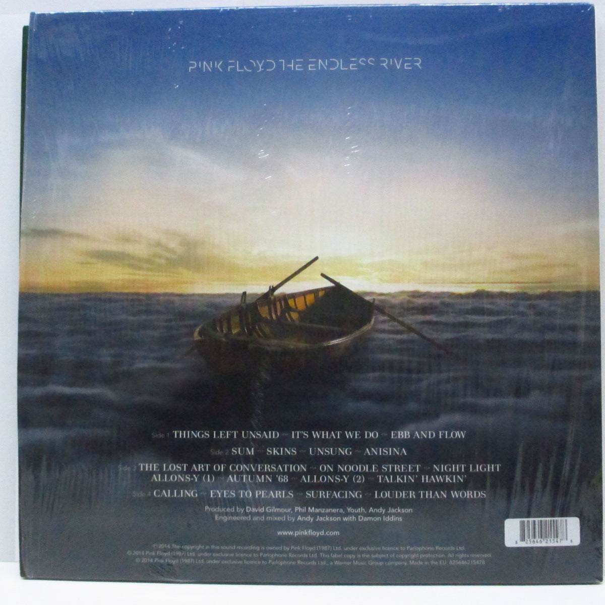 PINK FLOYD (ピンク・フロイド) - The Endless River (EU オリジナル 180g 2xLP+ブックレット、インナー、DLカード/ステッカー付見開ジャケ)