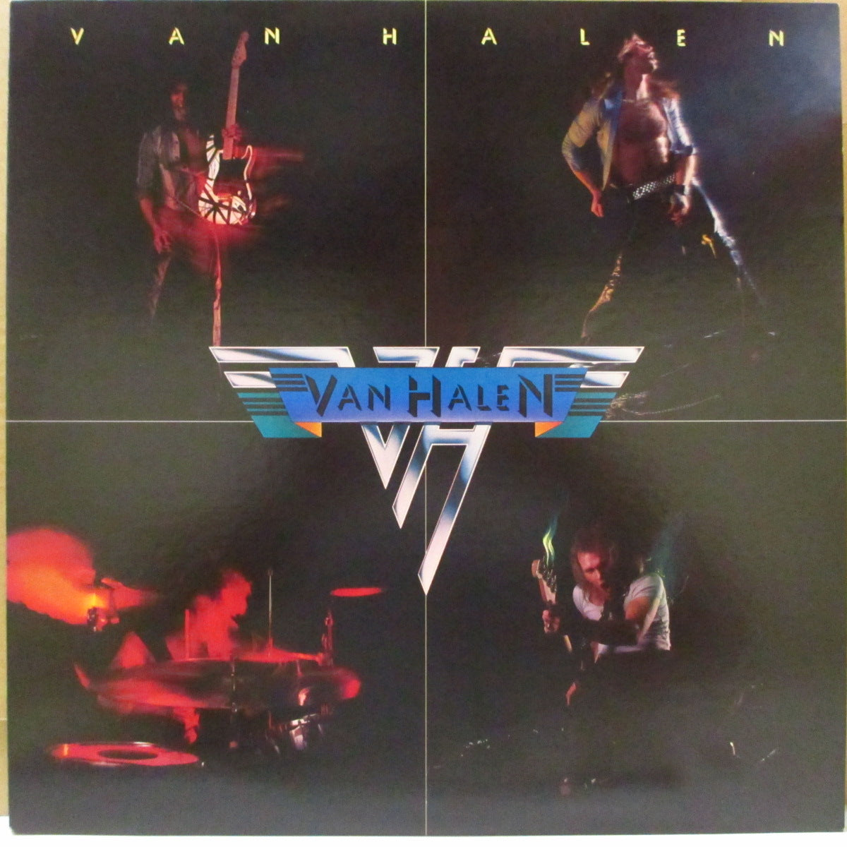 VAN HALEN (ヴァン・ヘイレン) - 炎の導火線 - Van Halen (Japan オリジナル LP+見開きインサート/帯欠) '78年1stアルバム
