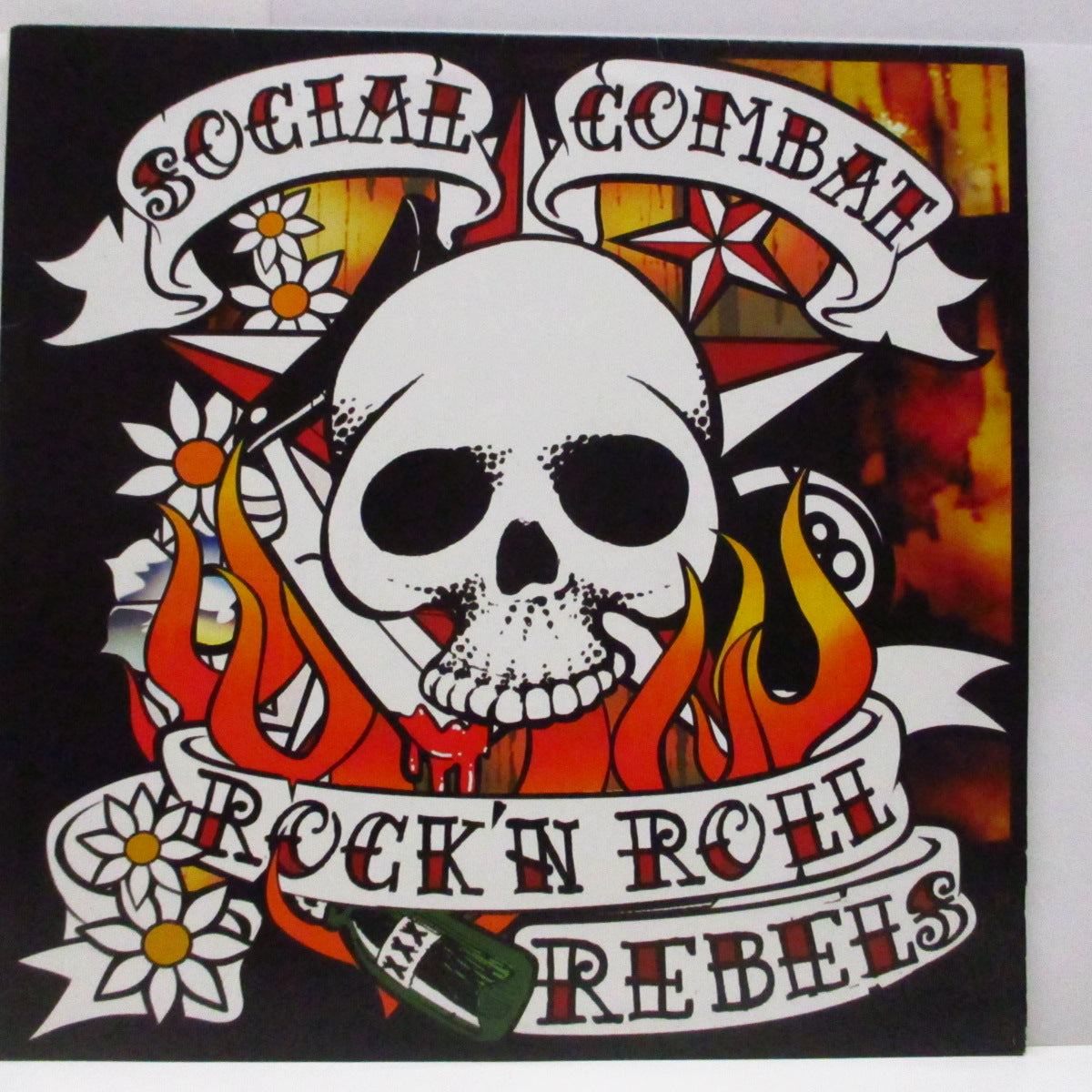 SOCIAL COMBAT (ソーシャル・コンバット) - Rock'n'Roll Rebels (Francs 500枚限定 LP+インサート)スパニッシュ Oi! '04年セカンド!