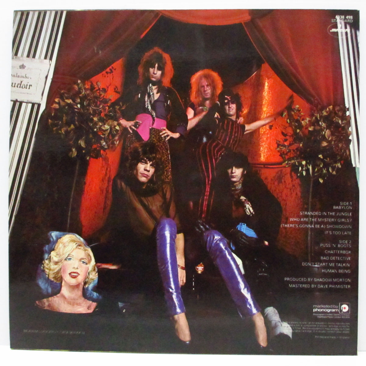NEW YORK DOLLS (ニュー・ヨーク・ドールズ) - In Too Much Too Soon (UK オリジナル LP/両面コーティングジャケ) 近年稀な激美品!