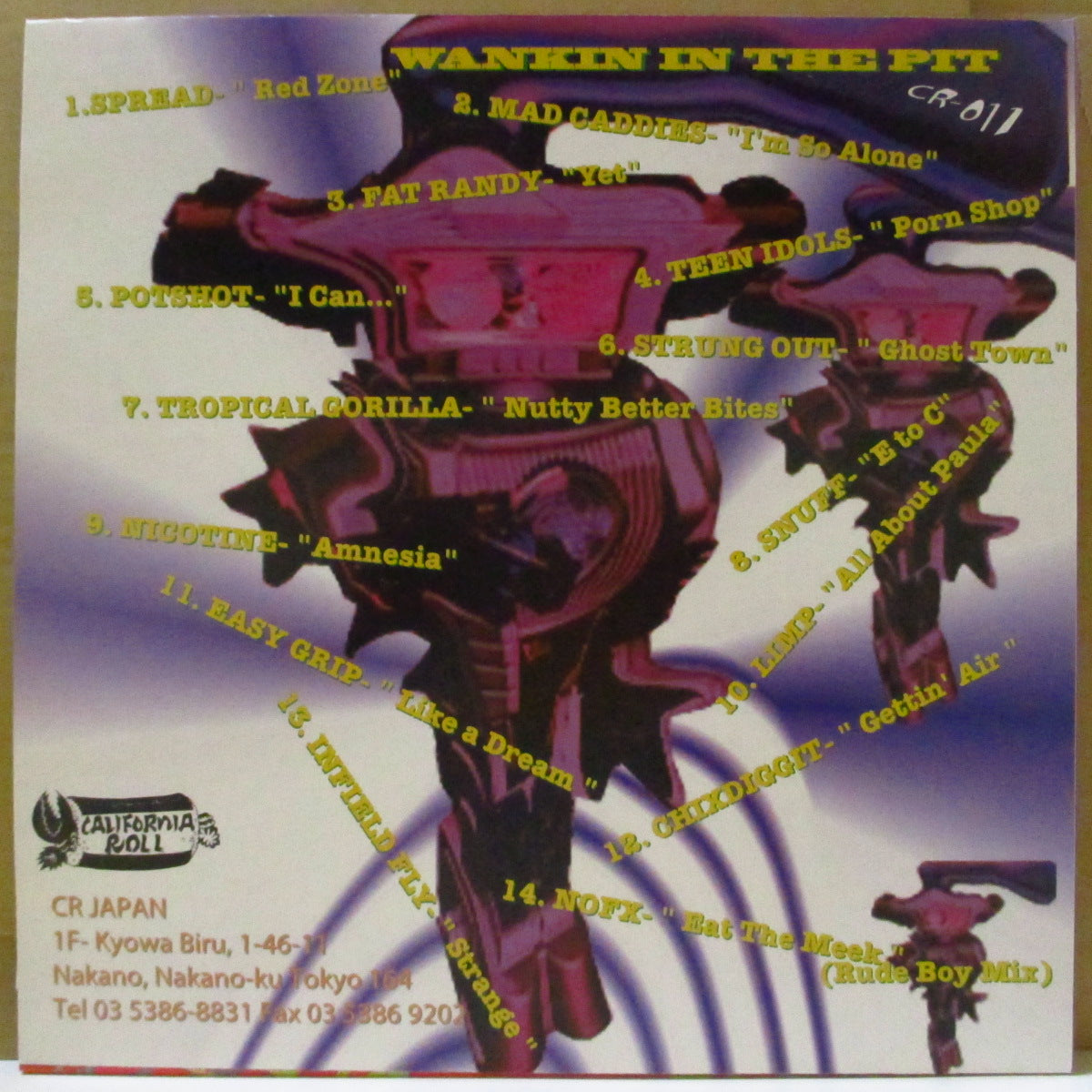 V.A. ('90s US/日本・メロコア/スカパンク・コンピ) - Wankin' In The Pit (Japan オリジナル LP+インサート) '98年コンピレーション