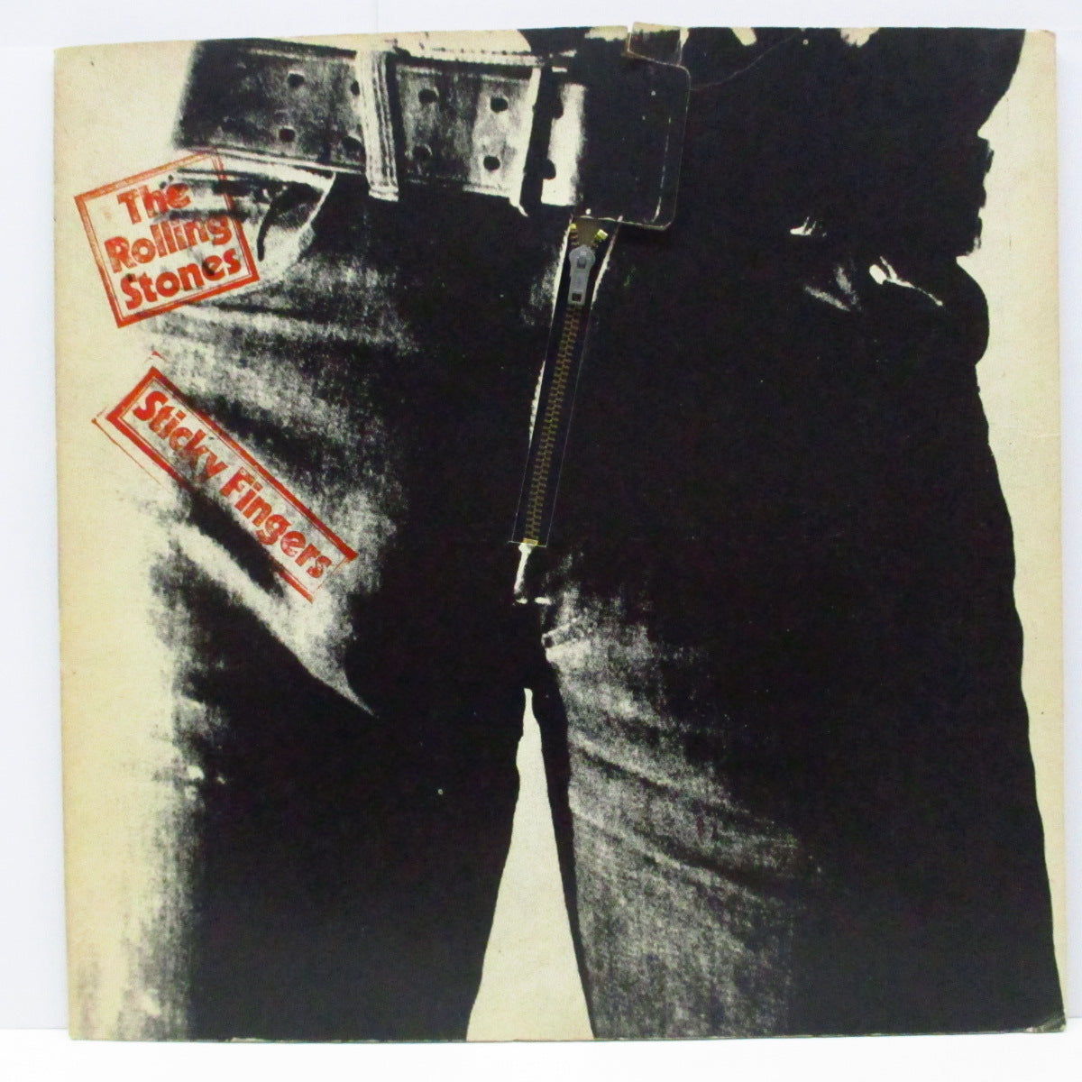 ROLLING STONES (ローリング・ストーンズ) - Sticky Fingers (UK '71 「プロモトーン社クレジット有」セカンドプレス LP+インサート/ジップジャケ)