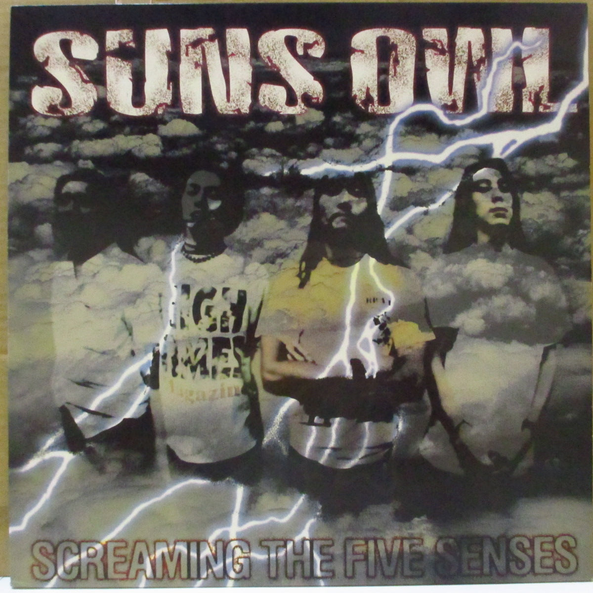 SUNS OWL (サンズ・オウル) - Screaming The Five Senses (Japan オリジナル LP+インサート) '98年1stアルバム
