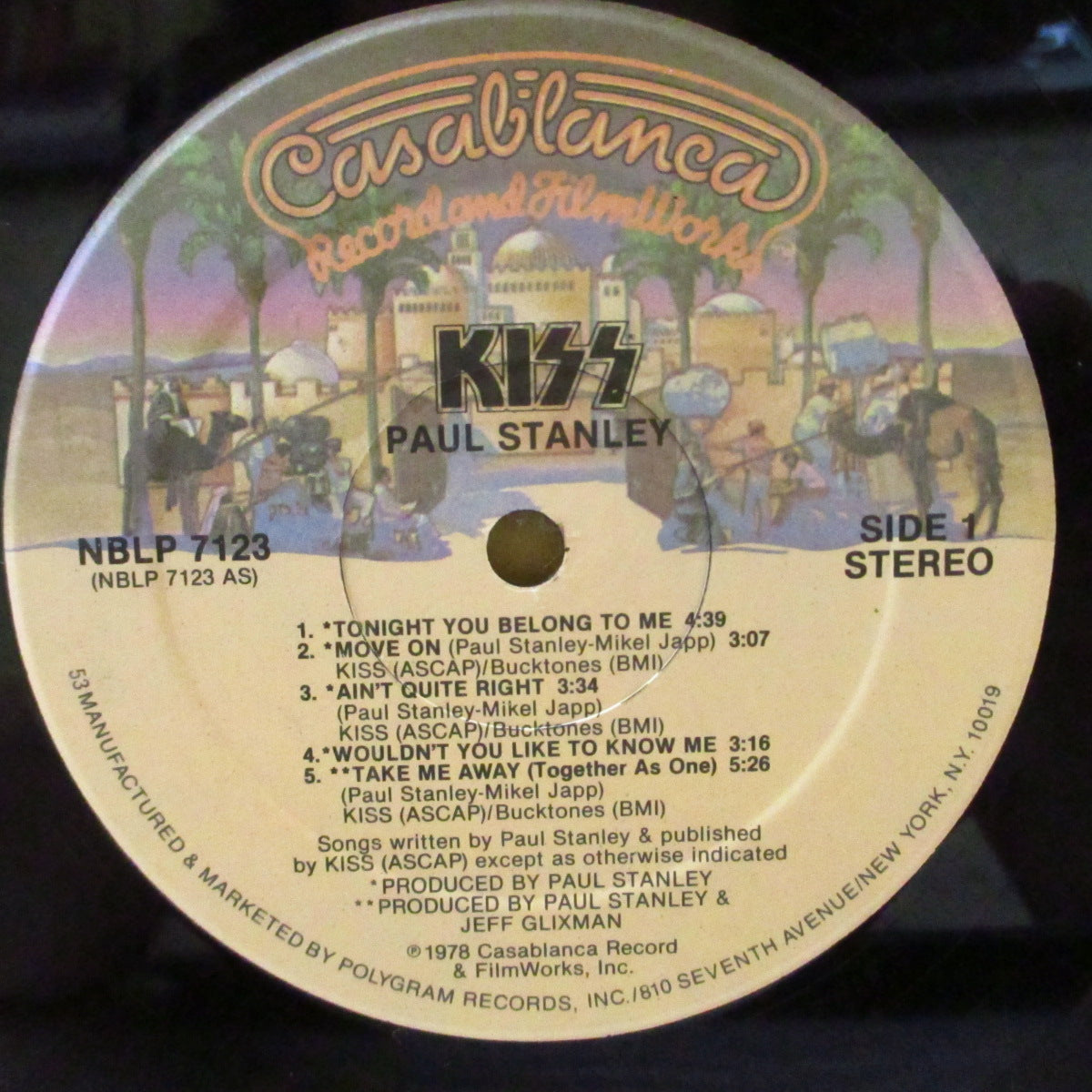 KISS (キッス) - Kiss:Paul Stanley (US '85 再発 LP) '78年ポール・スタンレー・ソロアルバム