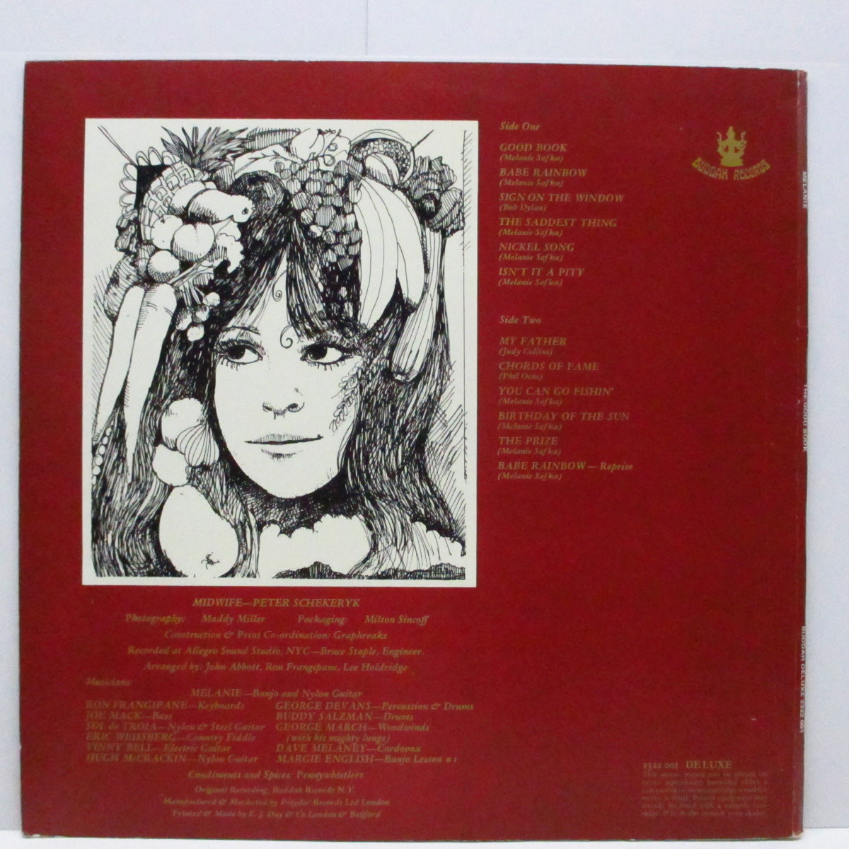 MELANIE (メラニー) - The Good Book (UK オリジナル LP/ブックレット付見開ジャケ)