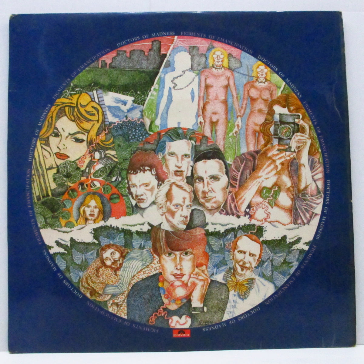 DOCTORS OF MADNESS (ドクターズ・オブ・マッドネス) - Figments Of Emancipation (UK オリジナル LP+インナー/表面コーティングジャケ)