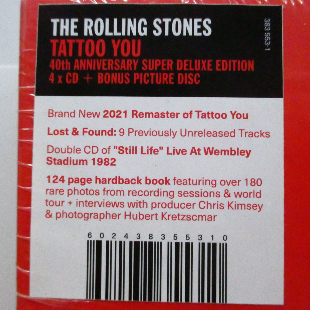 ROLLING STONES (ローリング・ストーンズ) - Tattoo You (Worldwide '21限定「40周年記念スーパーDXエディション」4xCD+ピクチャーLP、ブックレット入ボックスセット/ New)