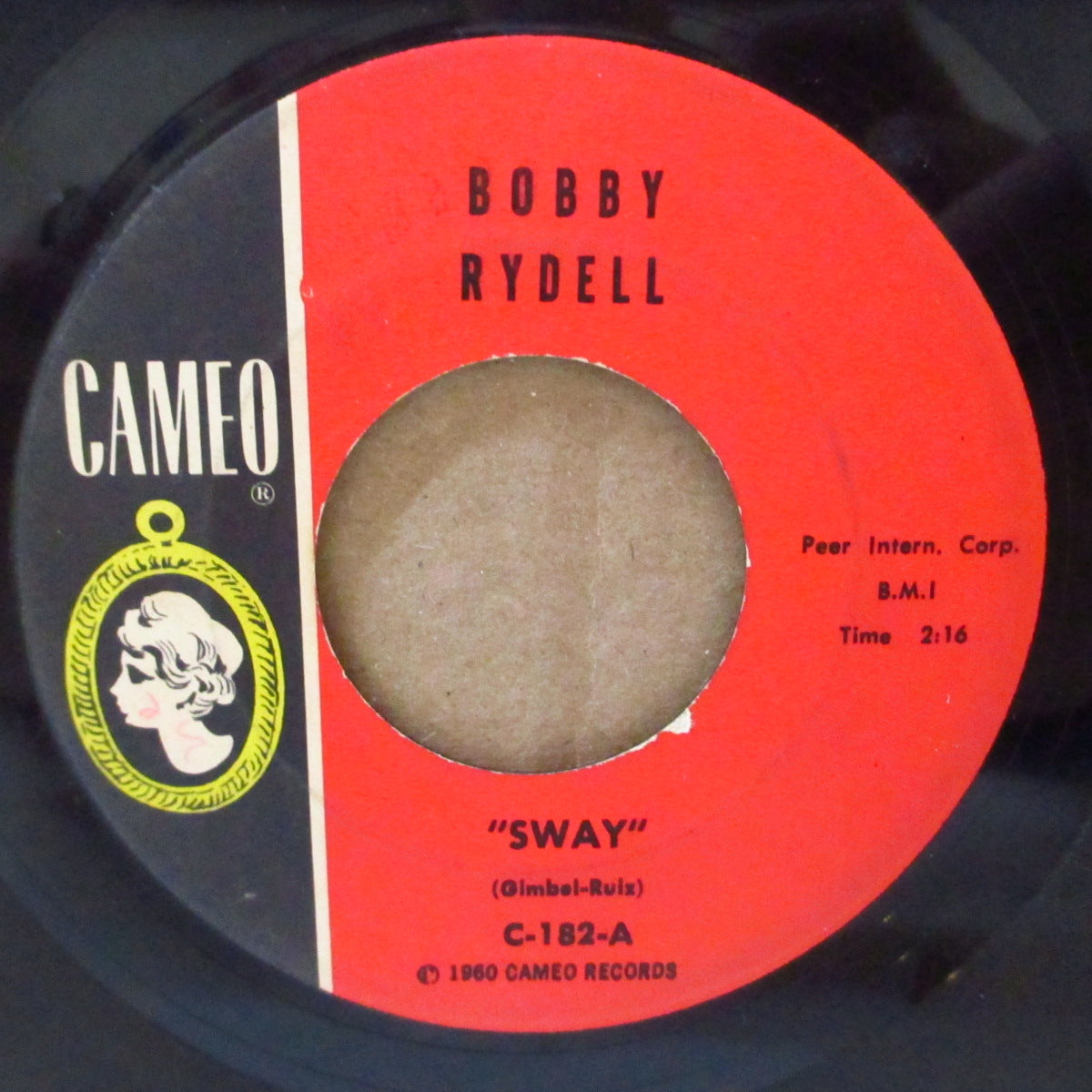 BOBBY RYDELL (ボビー・ライデル) - Sway / Groovy Tonight (US '60 オリジナル 7インチ)マンボ古典名曲カバー&ツイスティンPOP!