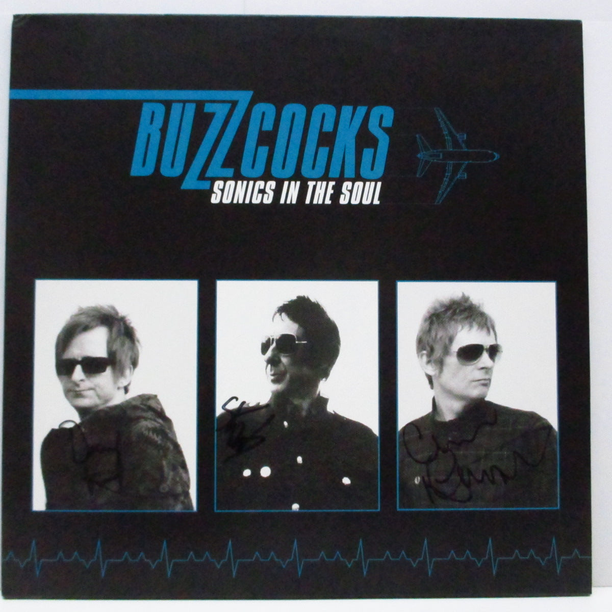 BUZZCOCKS (バズコックス) - Sonics In The Soul (UK 限定「クリアブルーヴァイナル」LP+インナー、直筆サイン入りセットリスト/直筆サイン入ジャケ)