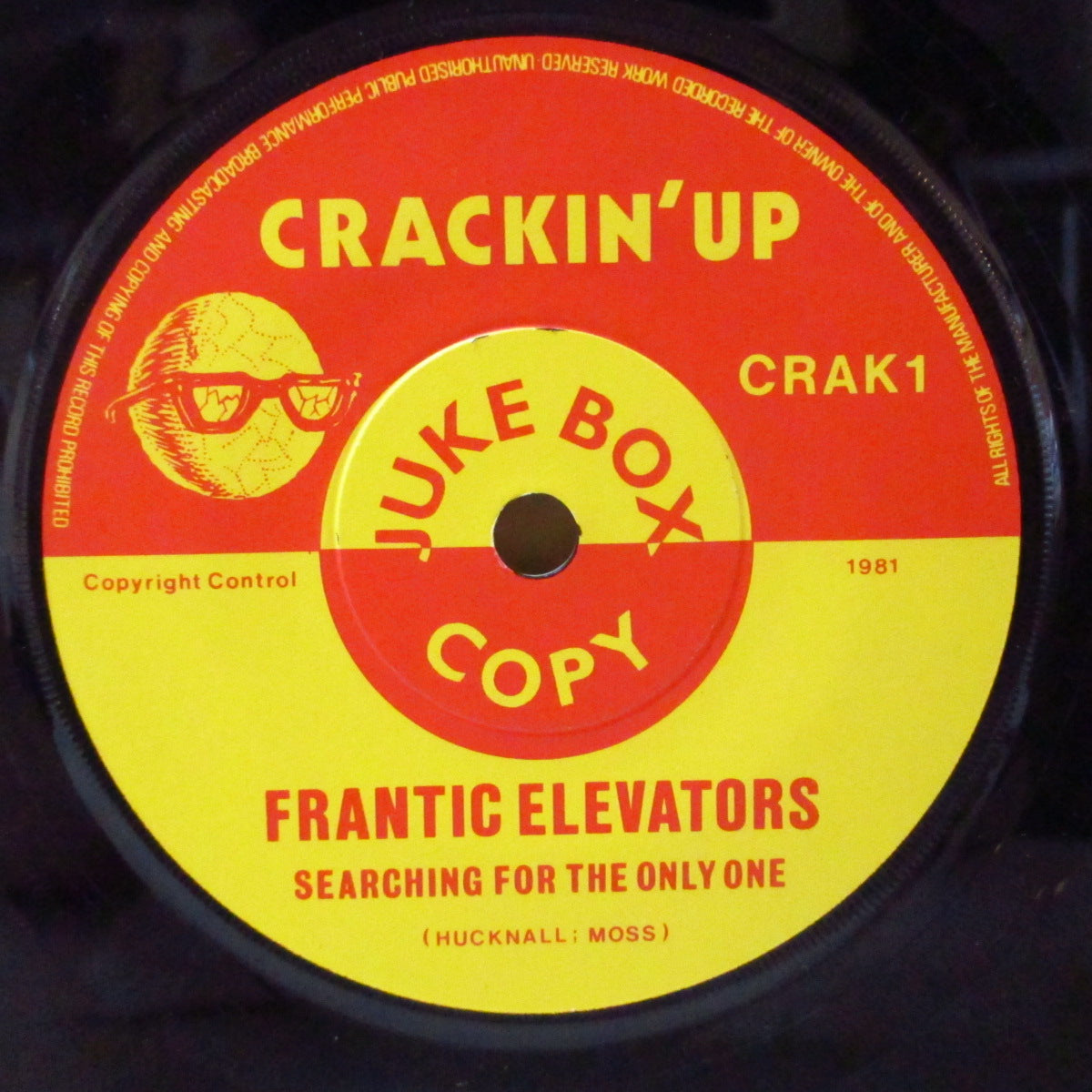 FRANTIC ELEVATORS (フランティック・エレベーターズ = Simply RedのVo.ミック・ハックネル!) - Seraching For The Only One (UK '81 オリジナル 7インチ+光沢固紙ジャケ)