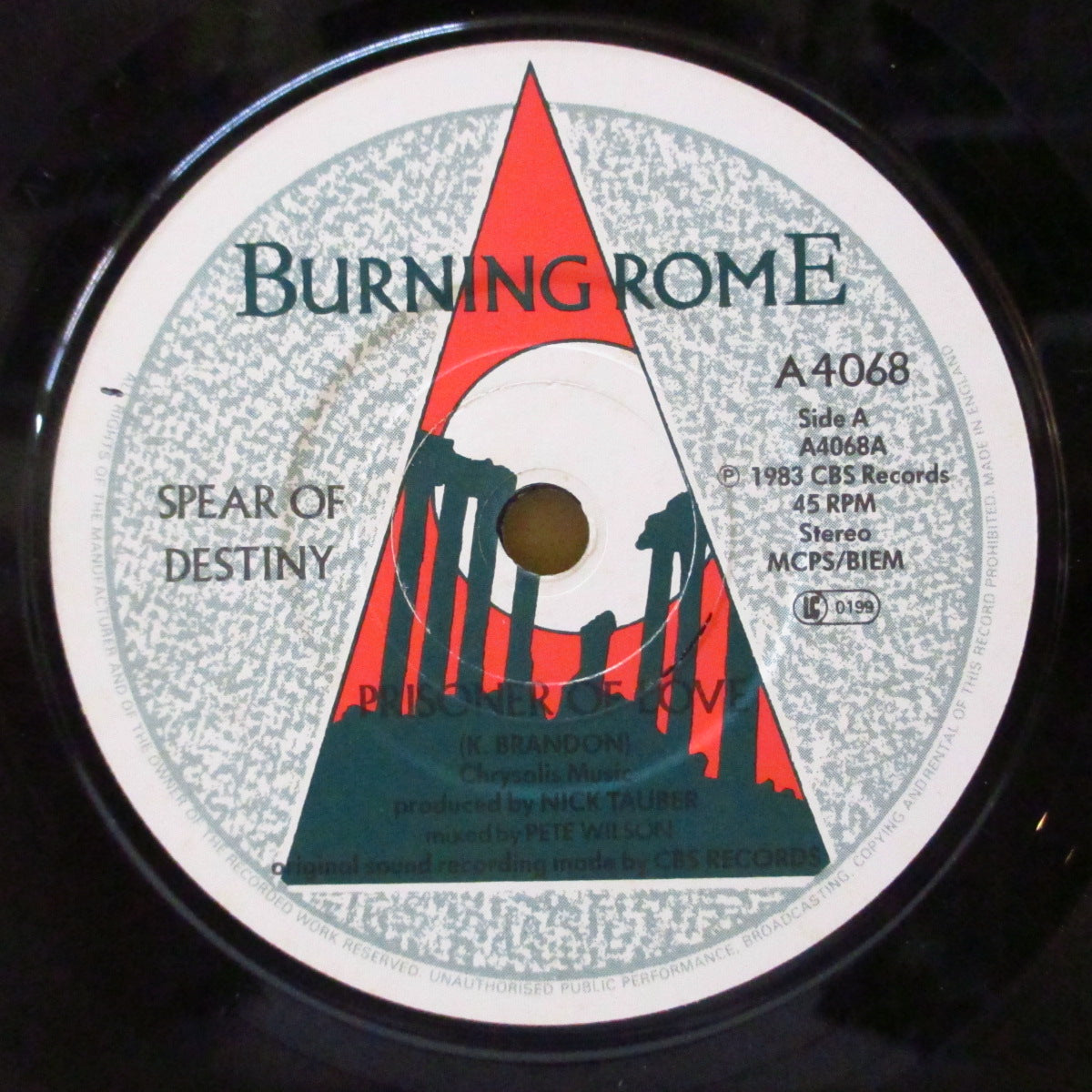SPEAR OF DESTINY (スピア・オブ・ディスティニー) - Prisoner Of Love (UK '84 オリジナル 2x7インチ+光沢固紙見開きジャケ)