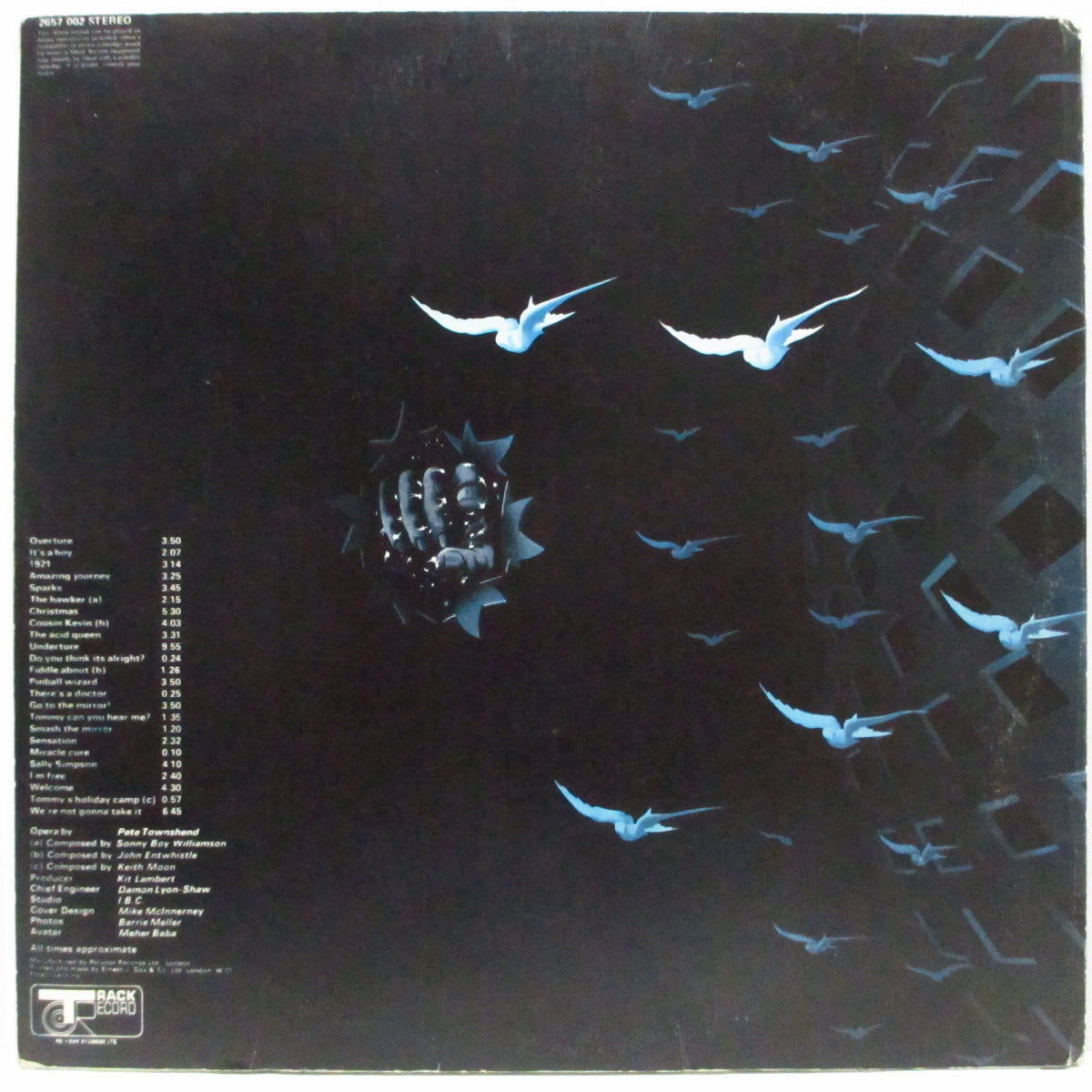 WHO (フー) - Tommy (UK '73 再発 2xLP+ナンバリング無ブックレット、三面見開ジャケ/2657 002) '69年ロックオペラ大作!