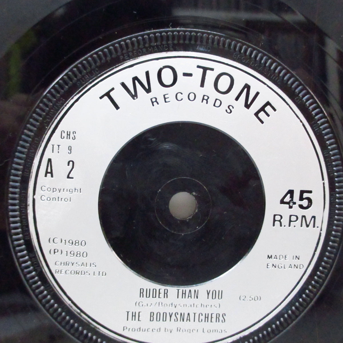 BODYSNATCHERS, THE (ザ ・ボディースナッチャーズ) - Let's Do Rock Steady (UK '80 再発「銀プラ フラット(ソリッド)小穴センターラベ」7"/カンパニースリーブ) デビューシングル!