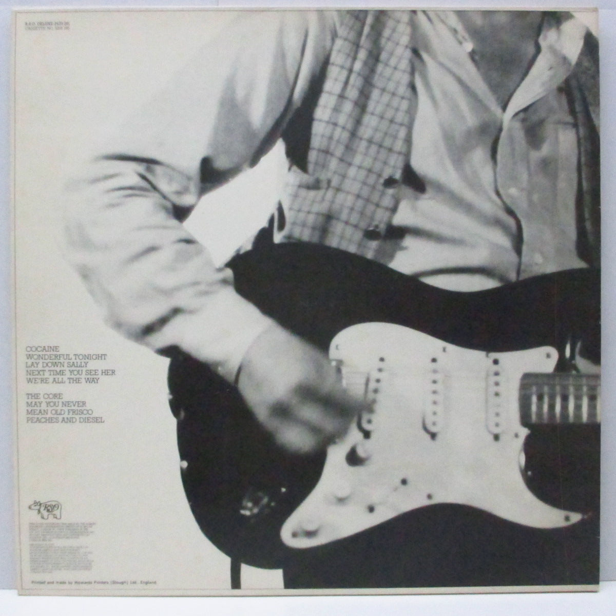 ERIC CLAPTON (エリック・クラプトン) - Slowhand (UK オリジナル「クリームラベ」LP/光沢見開ジャケ)『461 オーシャン・ブールヴァード』と並ぶクラプトンの代表作 !