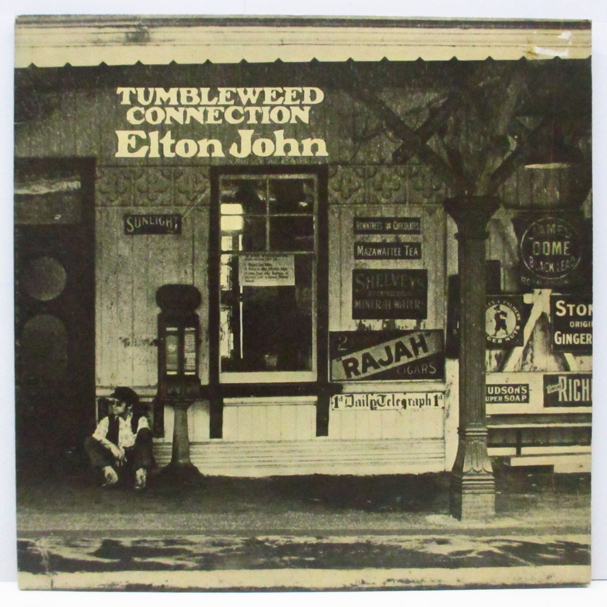 ELTON JOHN (エルトン・ジョン) - Tumbleweed Connection (UK オリジナル「赤盤」LP/ブックレット付見開ジャケ )