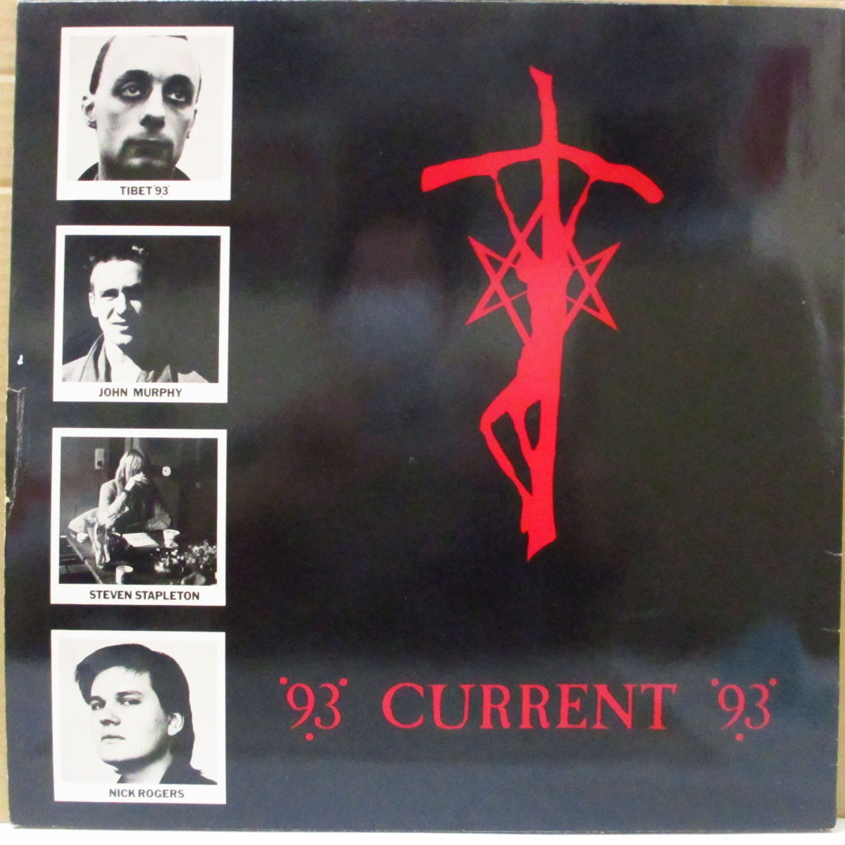 CURRENT 93 (カレント93) - Dogs Blood Rising (Belgium オリジナル LP+ソフト紙インサート) '84年2ndアルバム