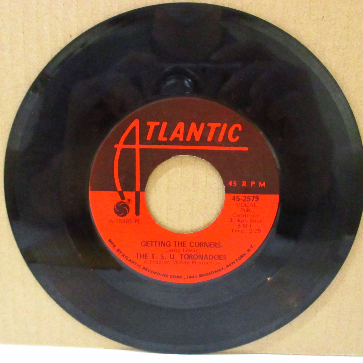 T.S.U.TORONADOES (T.S.U.トルネイドース) - Getting The Corners (US '68年再発 7インチ/Atlantic-2579) ファンキー・クロスオーバー名曲!